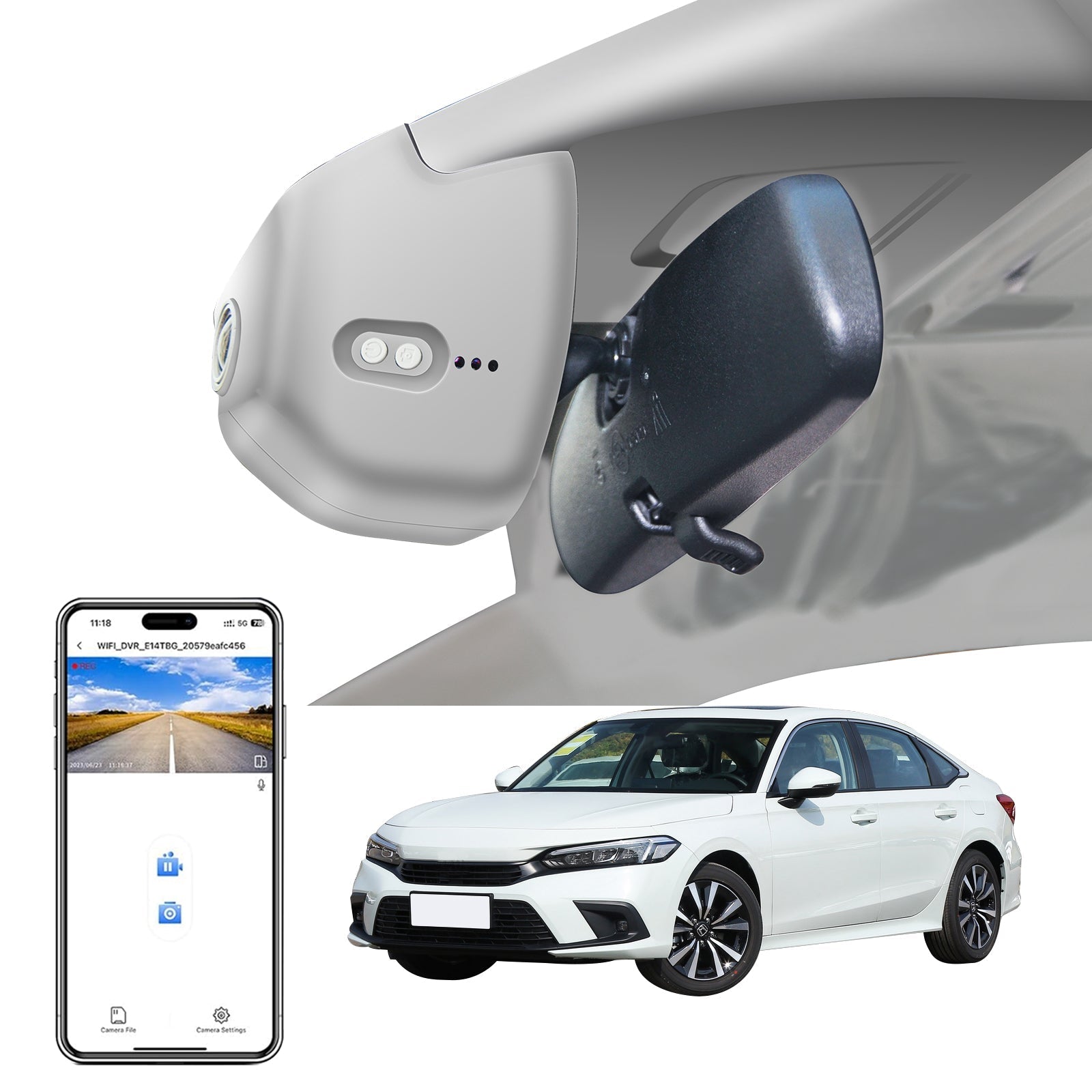 honda Civic 4k Dash cam