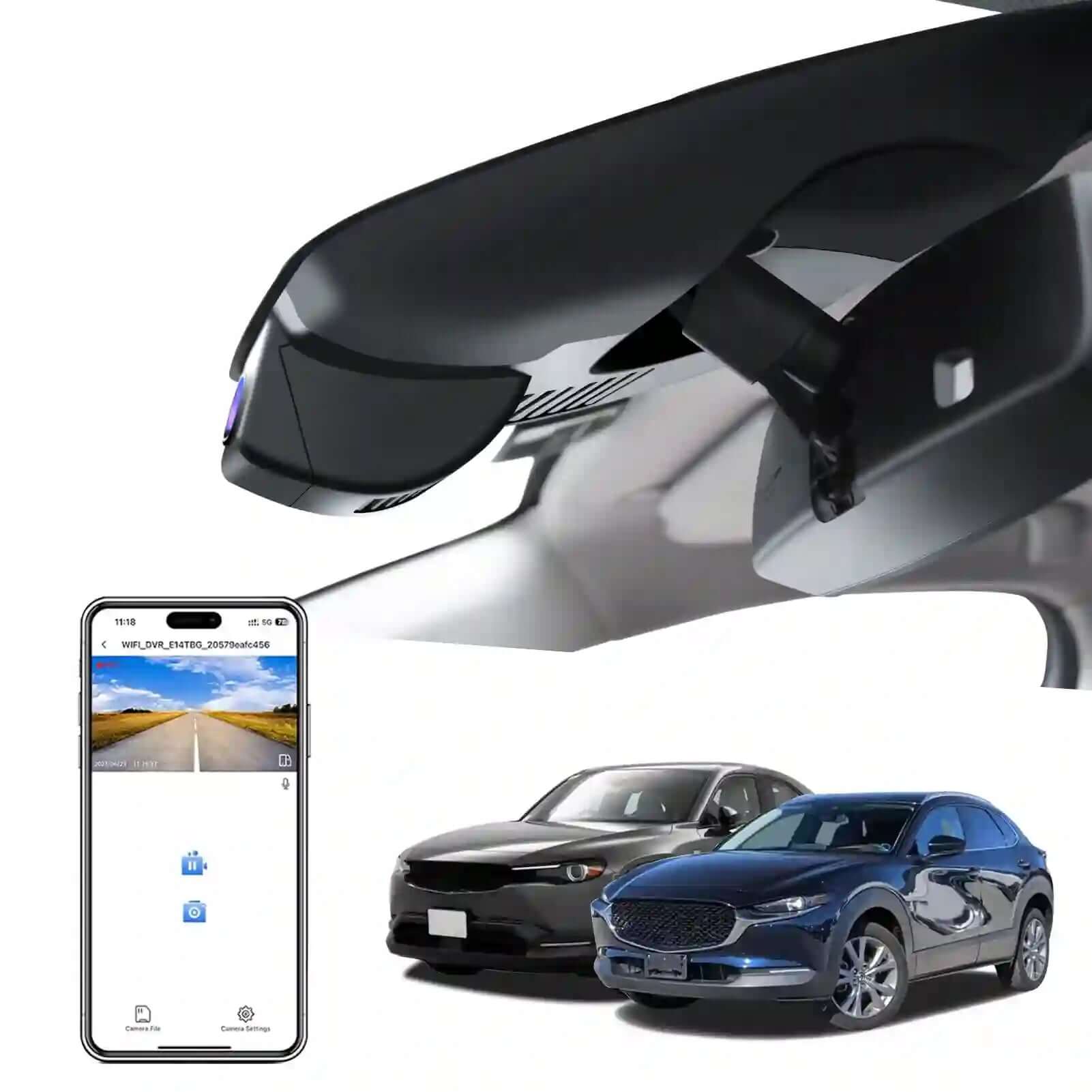 Mazada CX-30 4k single dash cam by mangoal tech