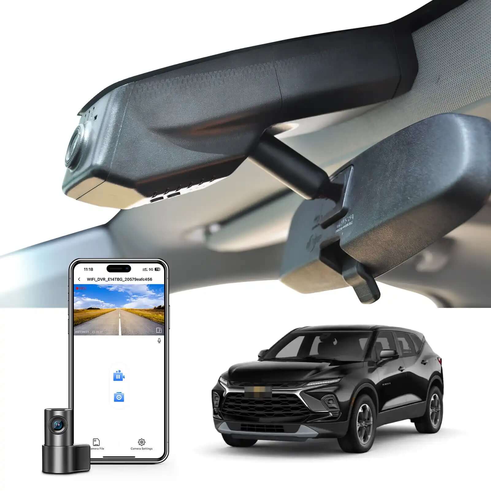 Chevy Blazer dash cam