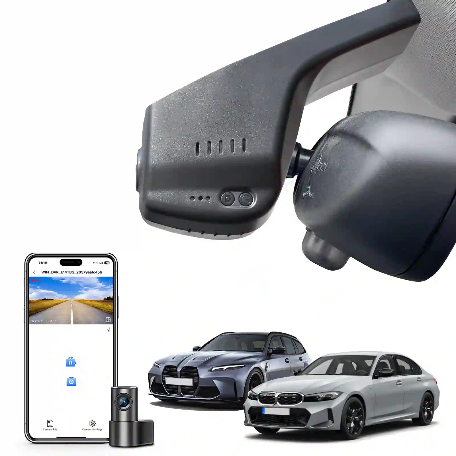 BMW 3-Series Gen-7 Model-A dash camera