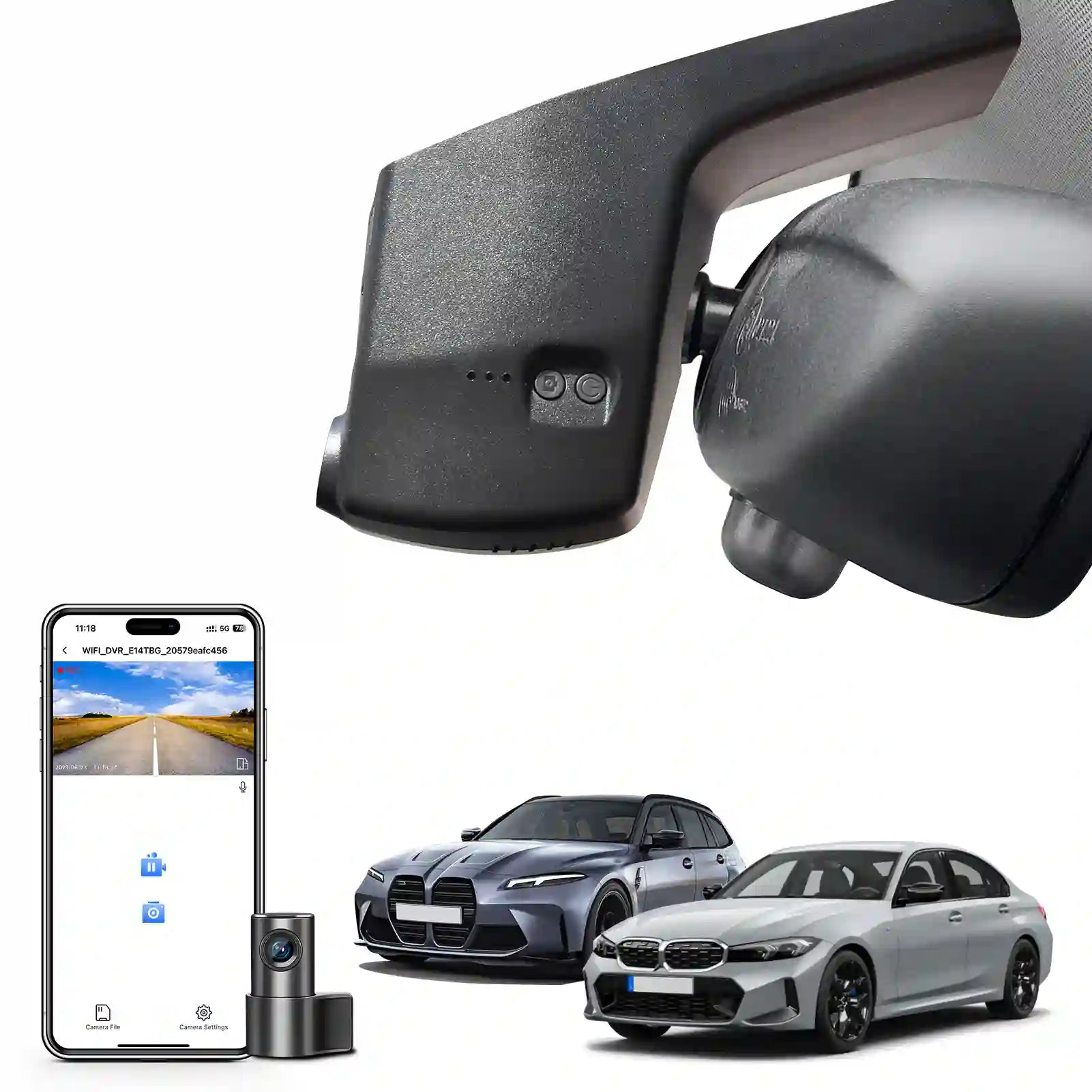 BMW 3-Series Gen-7 Dual Dash Camera
