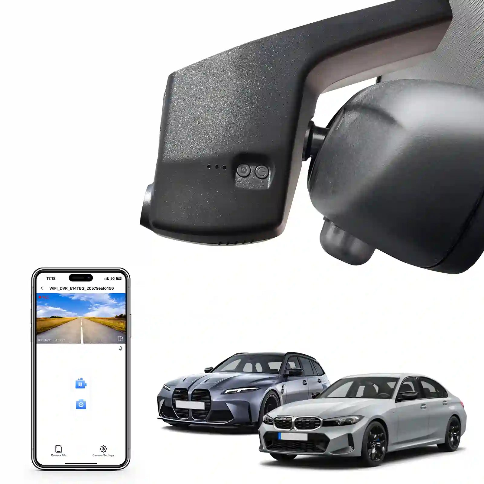 BMW 3-Series Gen-7 Model-B dash camera case