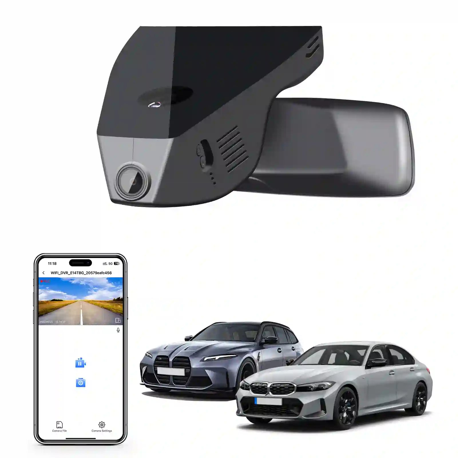 4K Dash Cam for BMW 3-Series Gen7 G20/G21/G28 (2020–2024) & Select 2019 ...