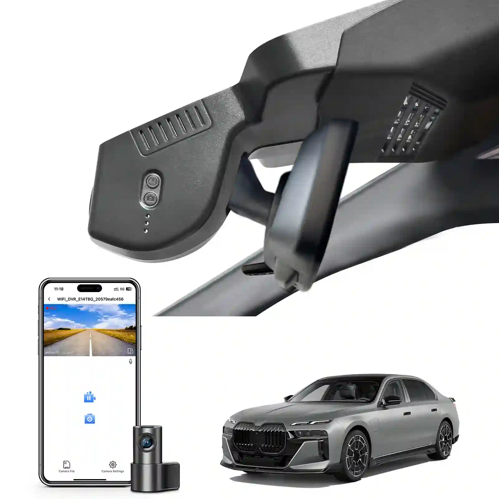 BMW 7 Series gen-7 dual dash camera