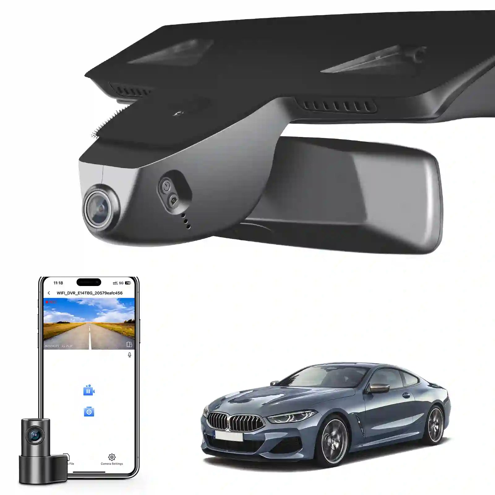 BMW 8-Series hidden camera
