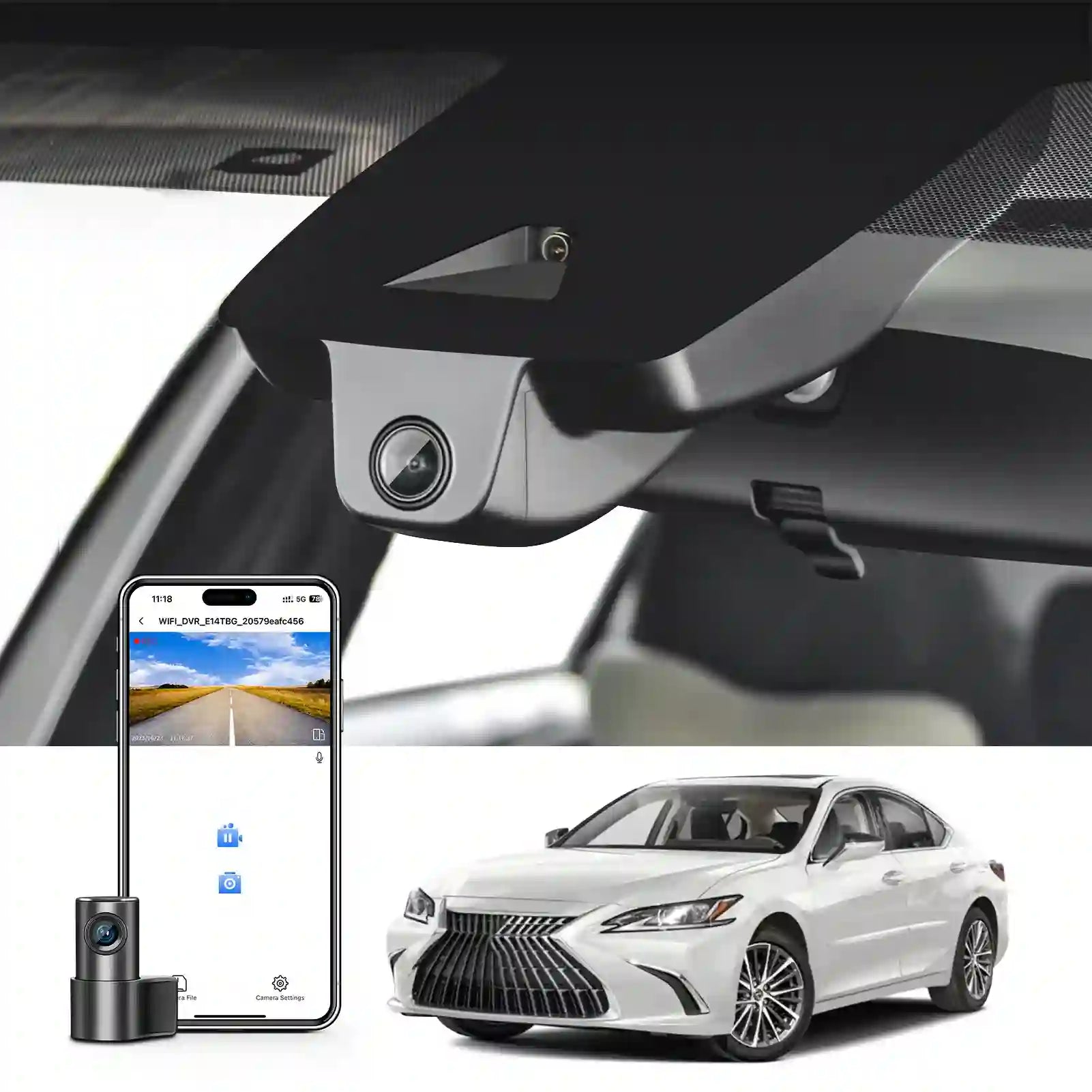 Dash Cam Wire Clips Fitcamx 4K Dash Cam Suitable For Lexus UX 2019