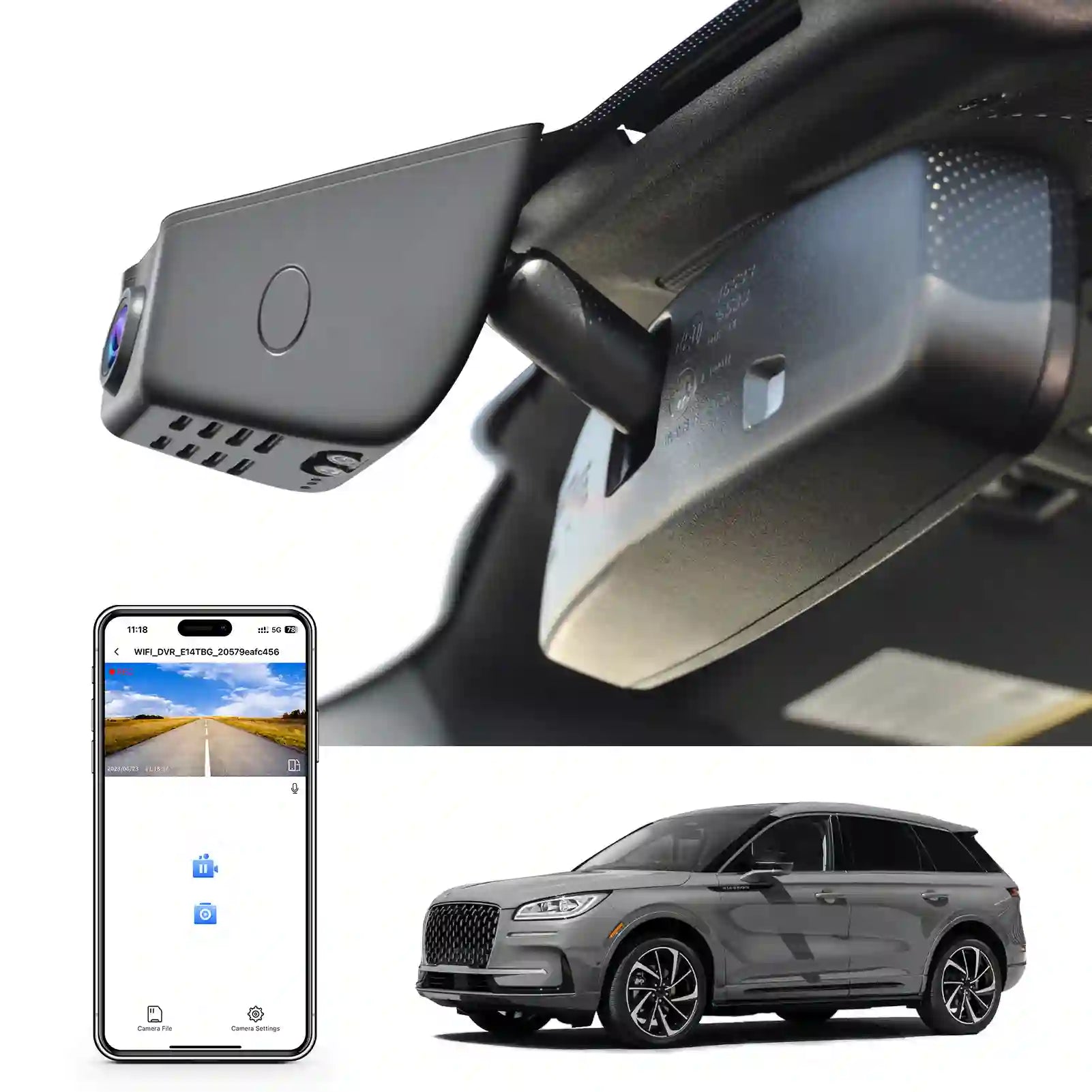 Lincoln Corsair 4k dash camera