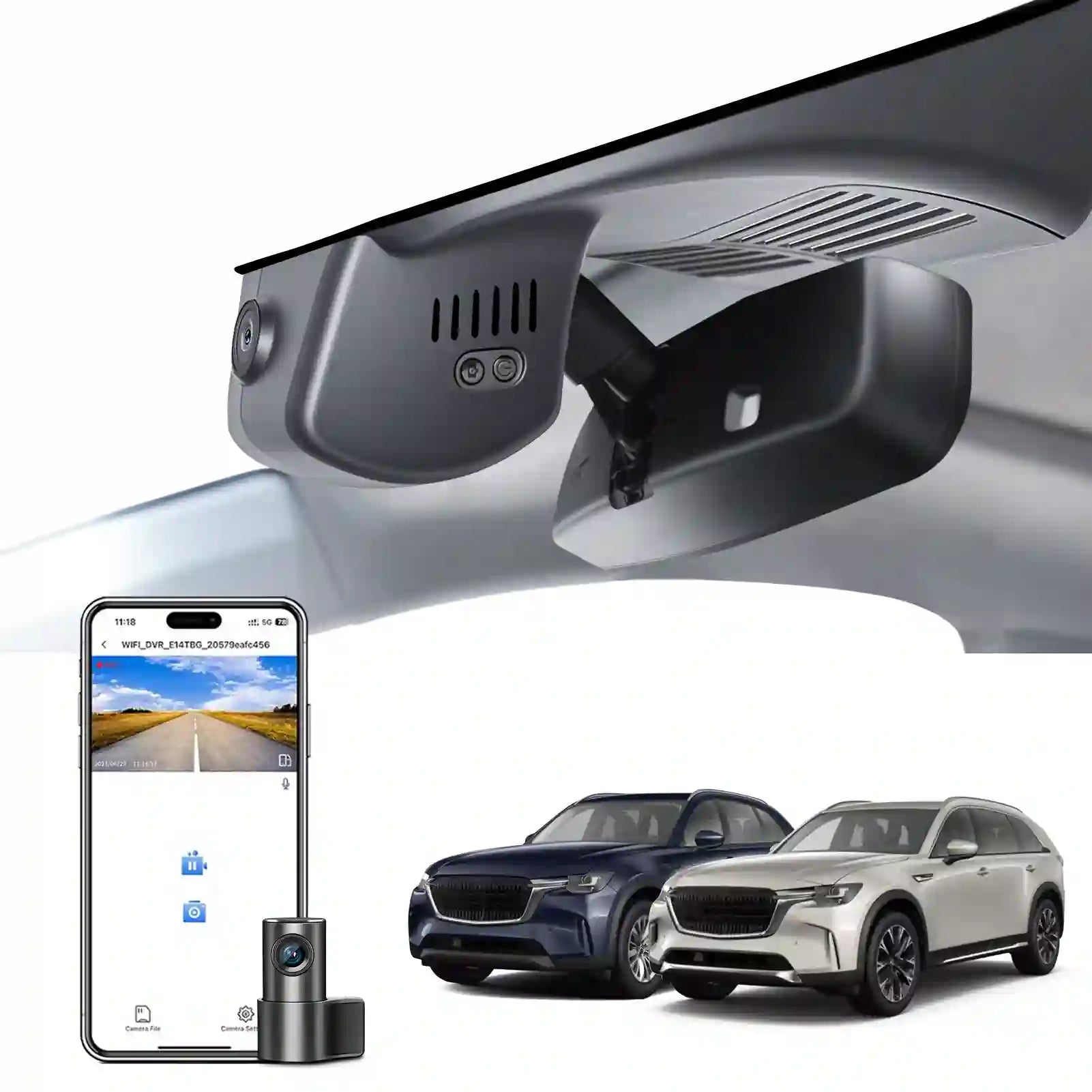 Mazda Cx90 dual dashcam