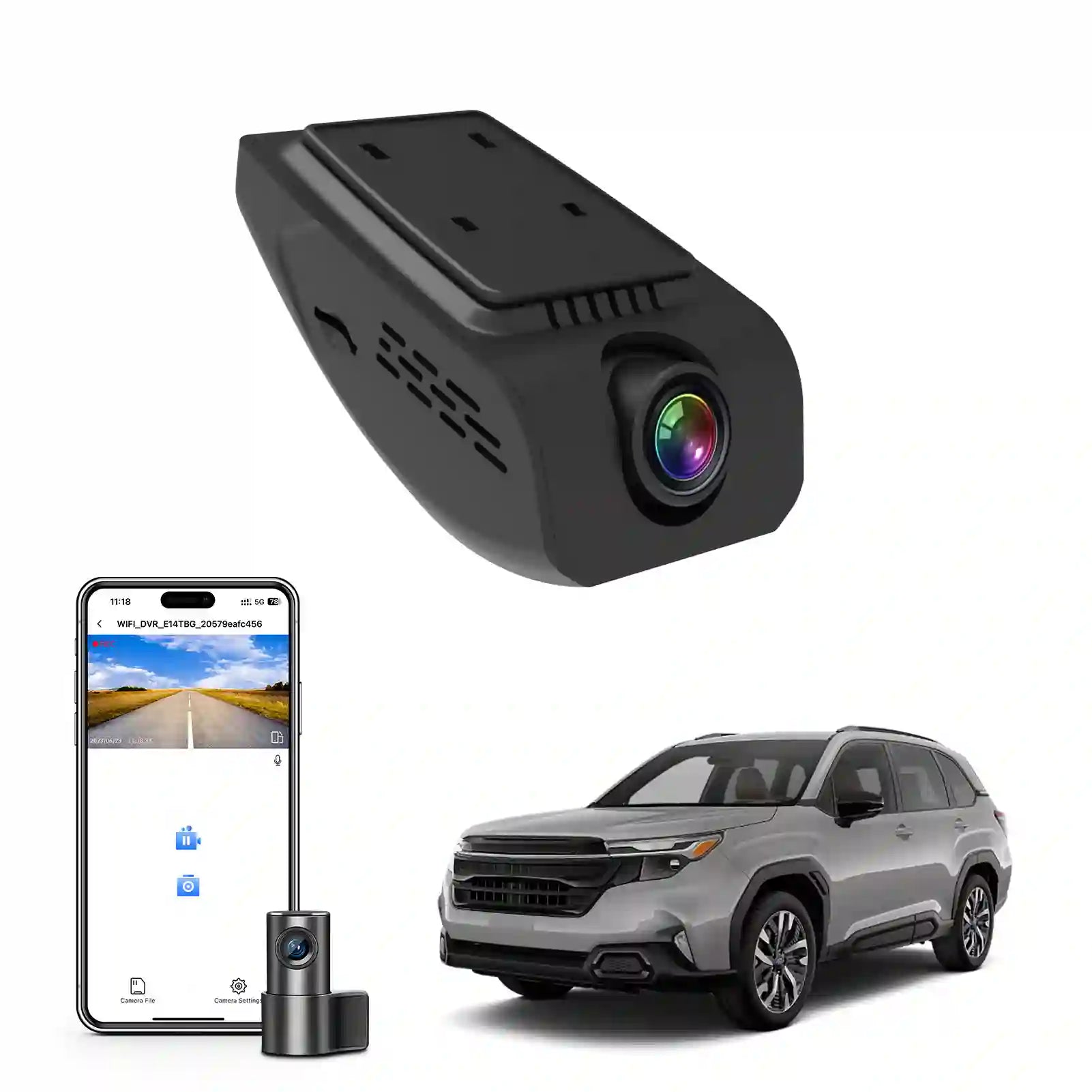 Subaru Forester model B dual dash camera