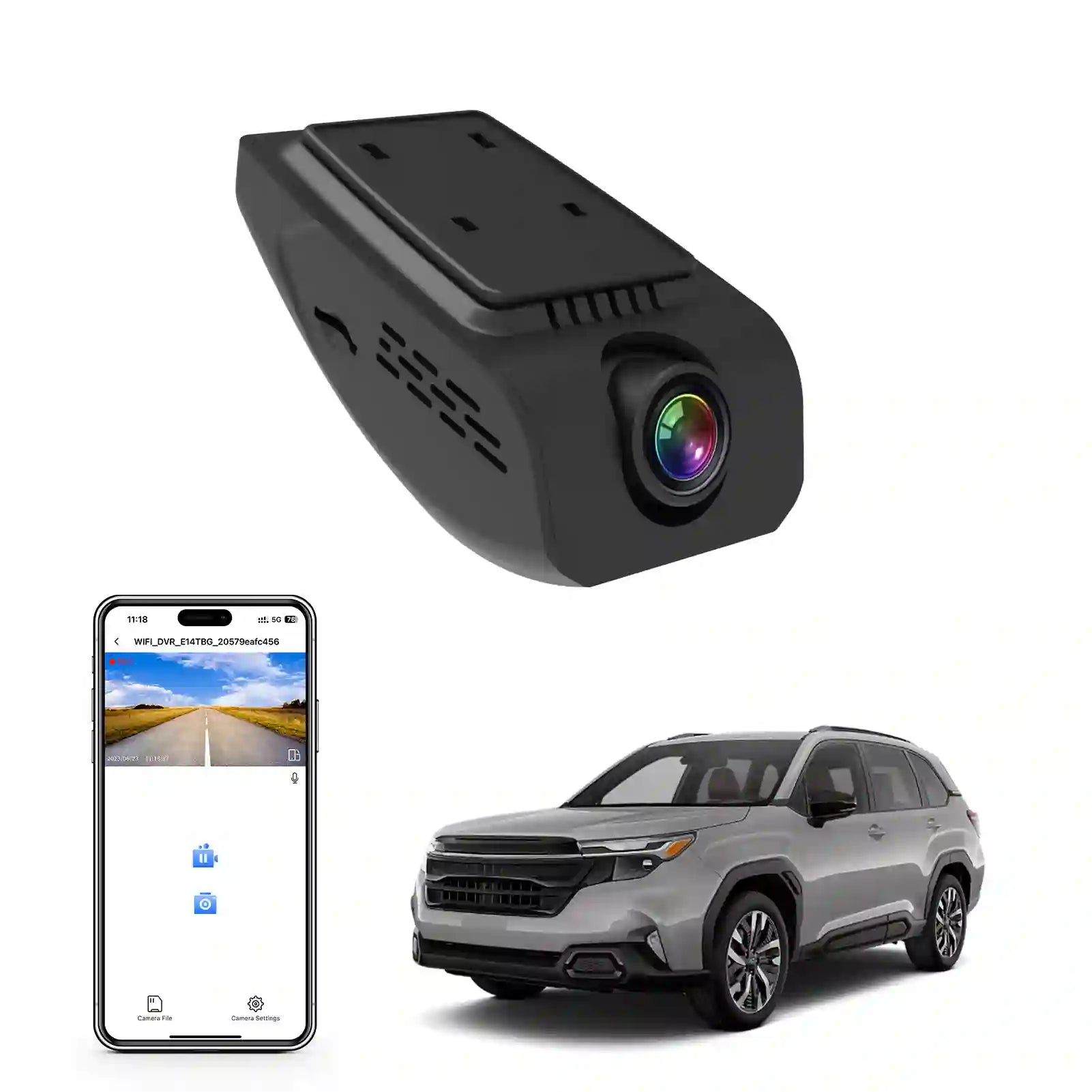Subaru Forester Model B dash camera