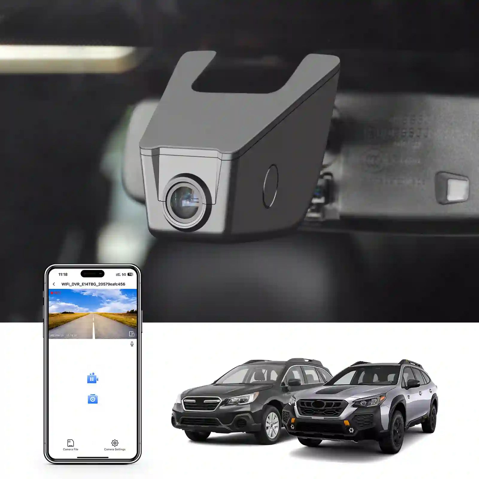 subaru Outback dash camera