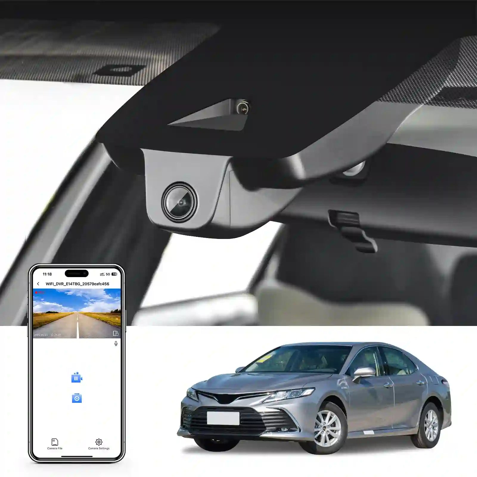 Toyota Camry Model B Single Dash Camera