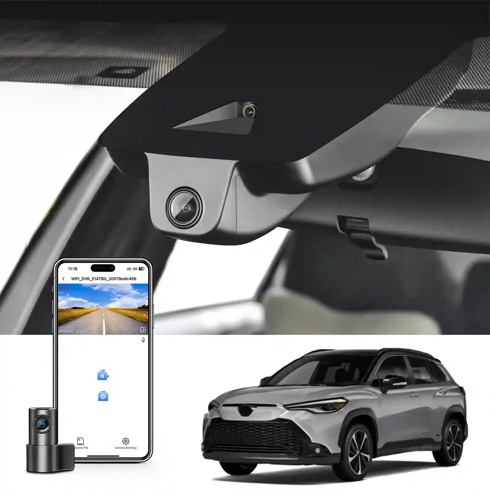 toyota corolla cross hybrid dash cam