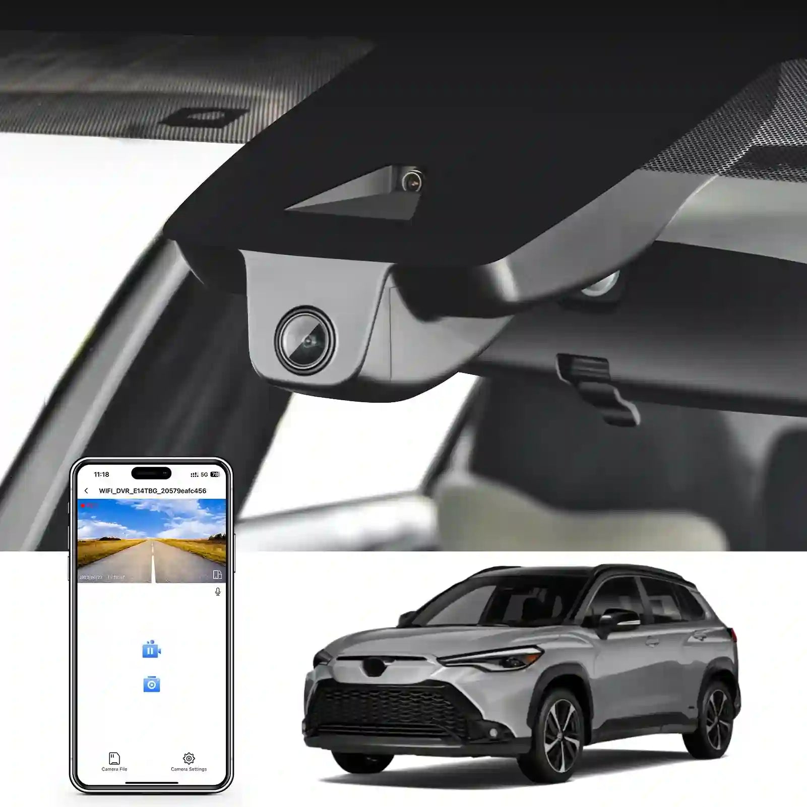 toyota integrated dash cam review