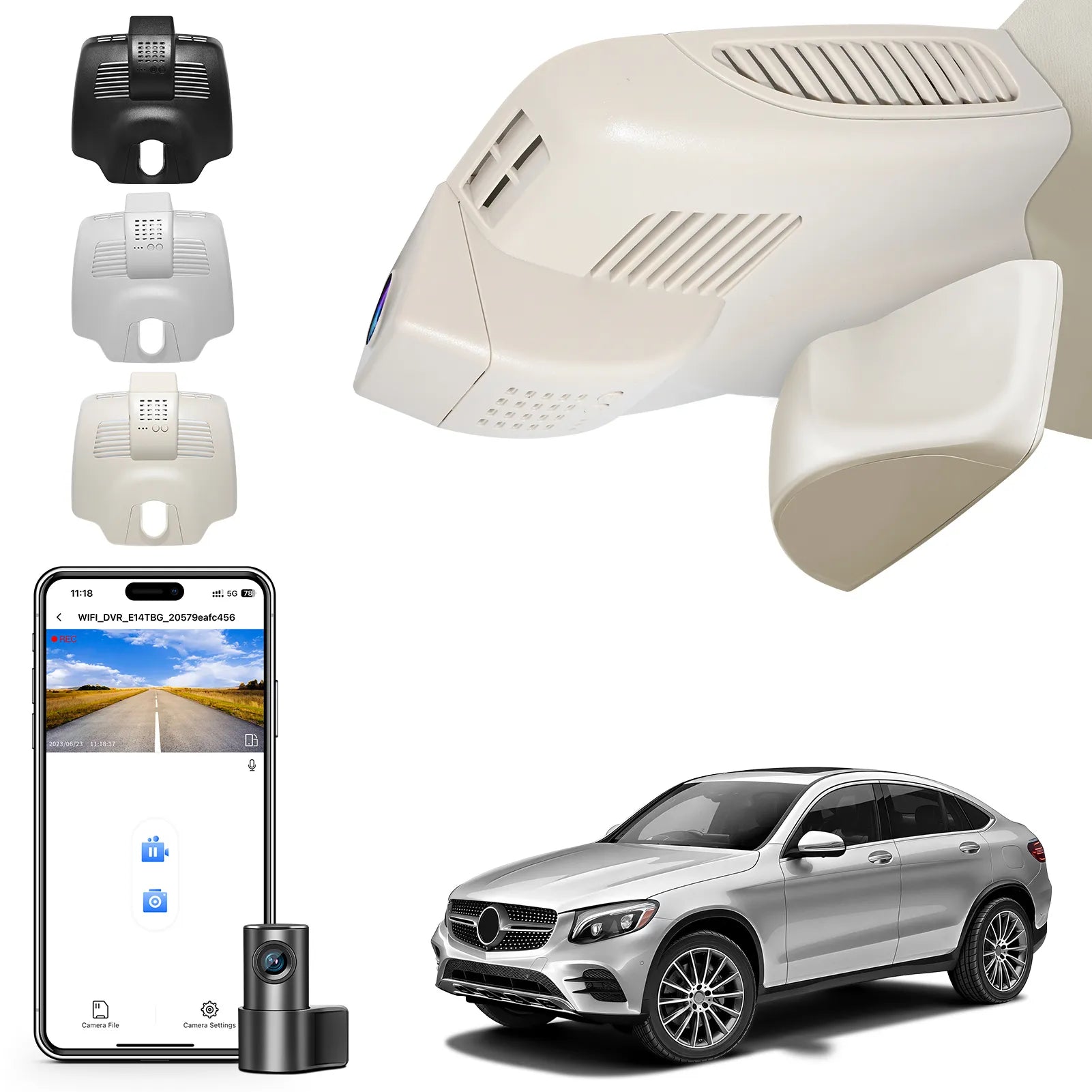 Car camera system with smartphone app, by mangol camera