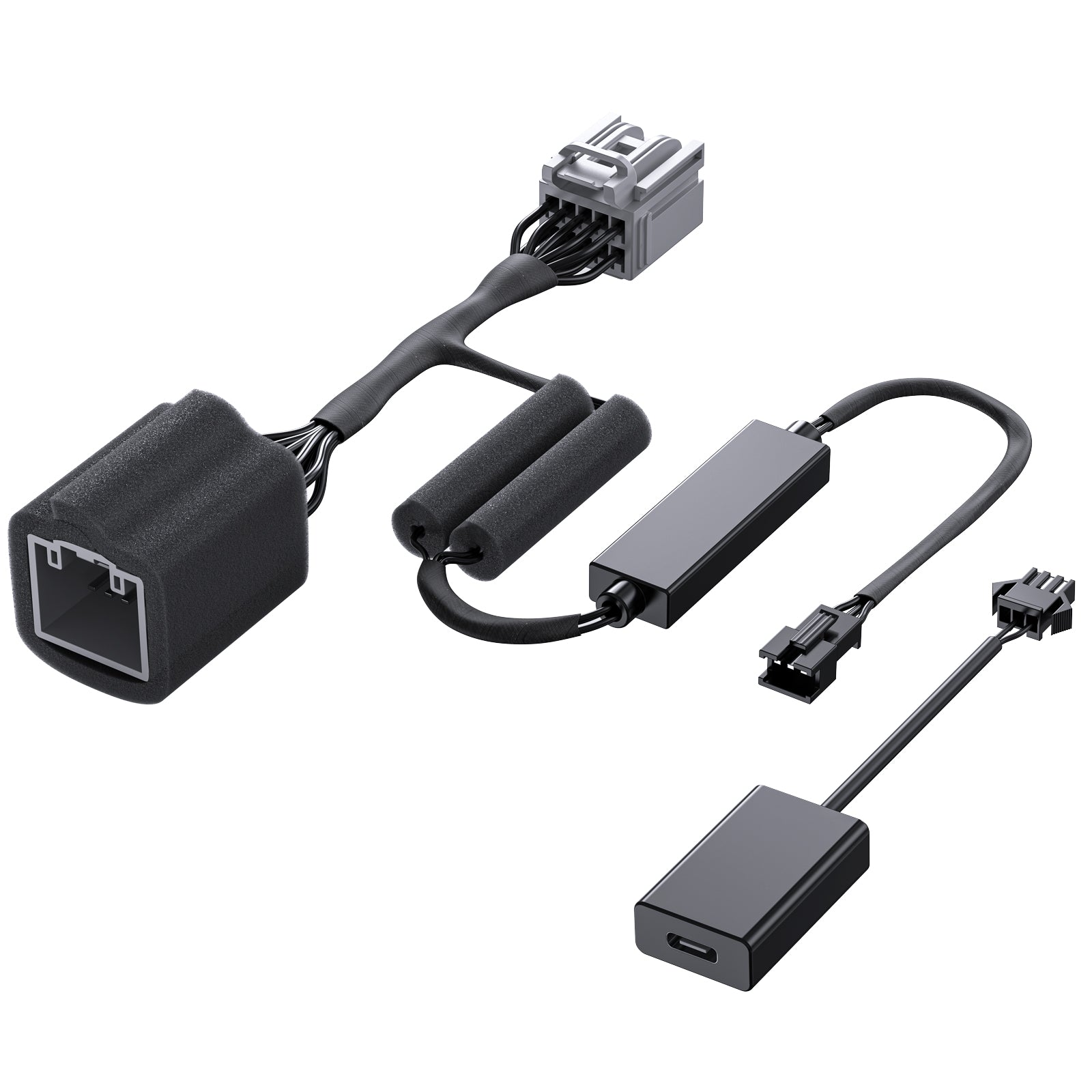 Mangoal Dash Cam Power Adapter for Mazda with 10-Pin sunroof Plug (Model B) – Hidden Cable Kit for GPS Radar Mirror Camera, Plug & Play Fits All Mazda Models with sunroof