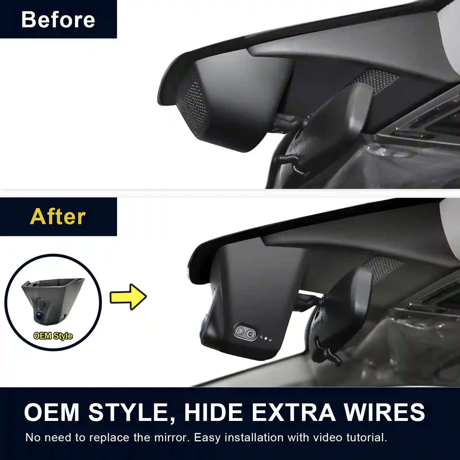 honda accord dash Cam OEM looks