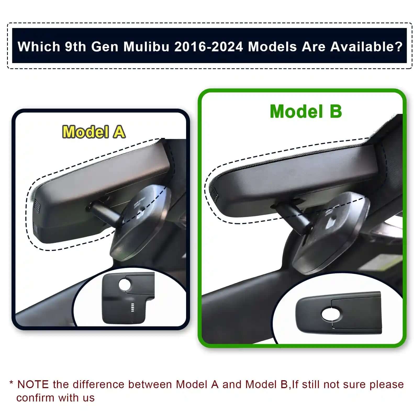 Chevy Malibu all models dash cam