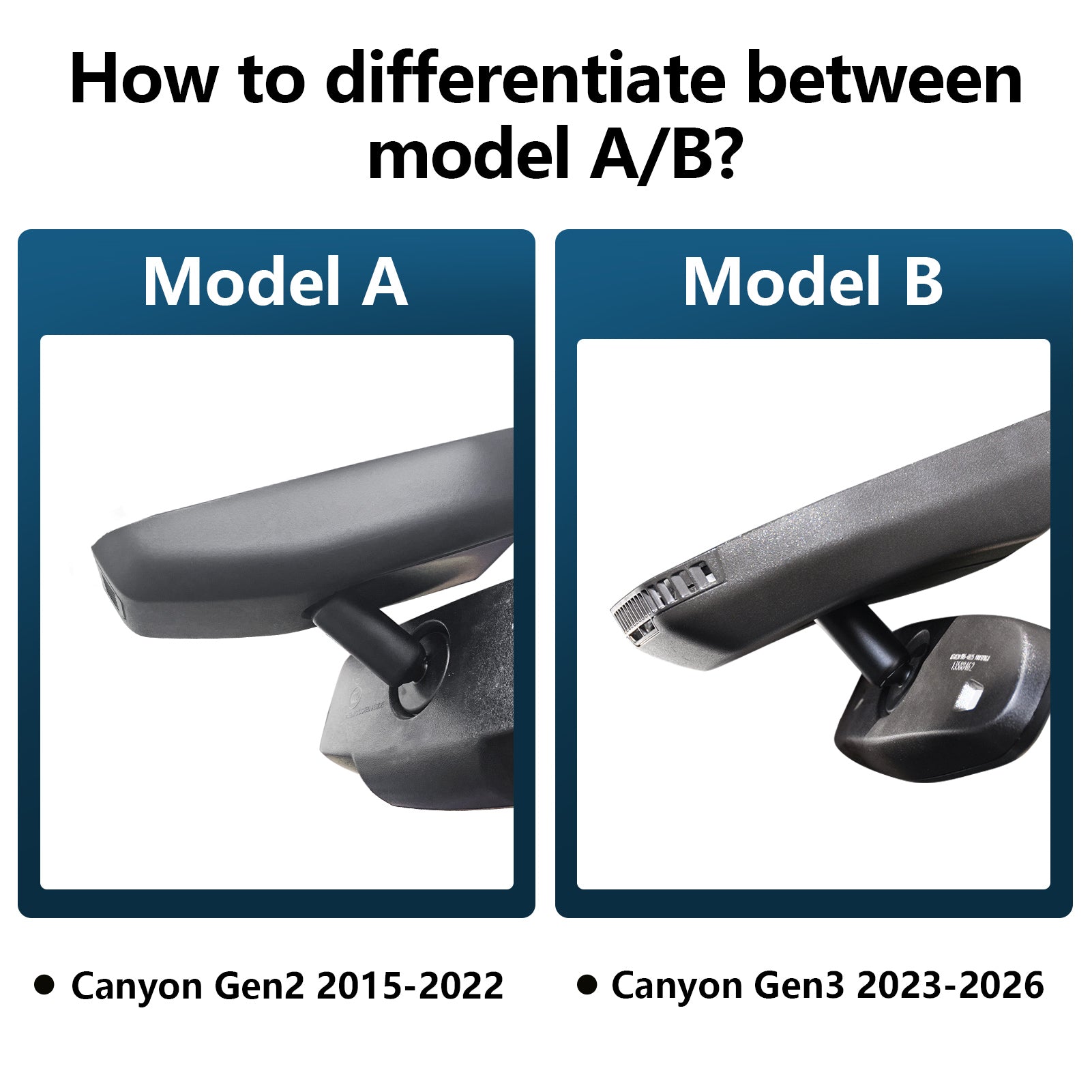 4K Dash Cam Custom fit for GMC Canyon 2015-2022 WD Elevation AT4 Denali(Model A), Integrated OEM Look, UHD 2160P Video, Built-in WiFi, G-Sensor, Loop Recording, Free App, 64GB Card