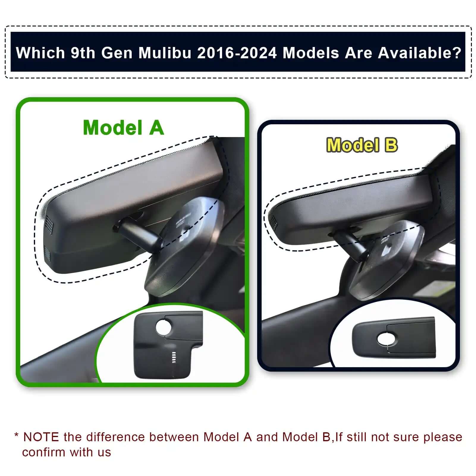 Chevy Malibu all models dash cam