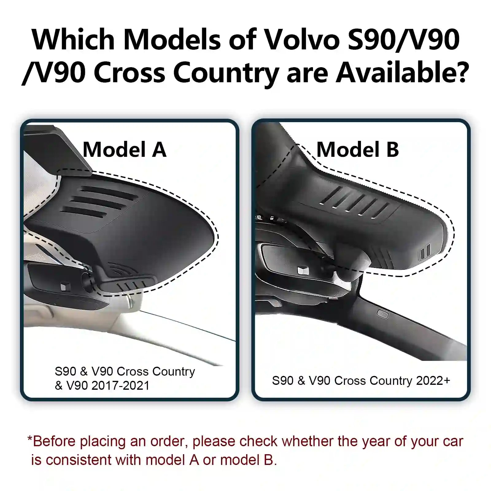 dash dash cam for Volvo S90/V90 by mangoal