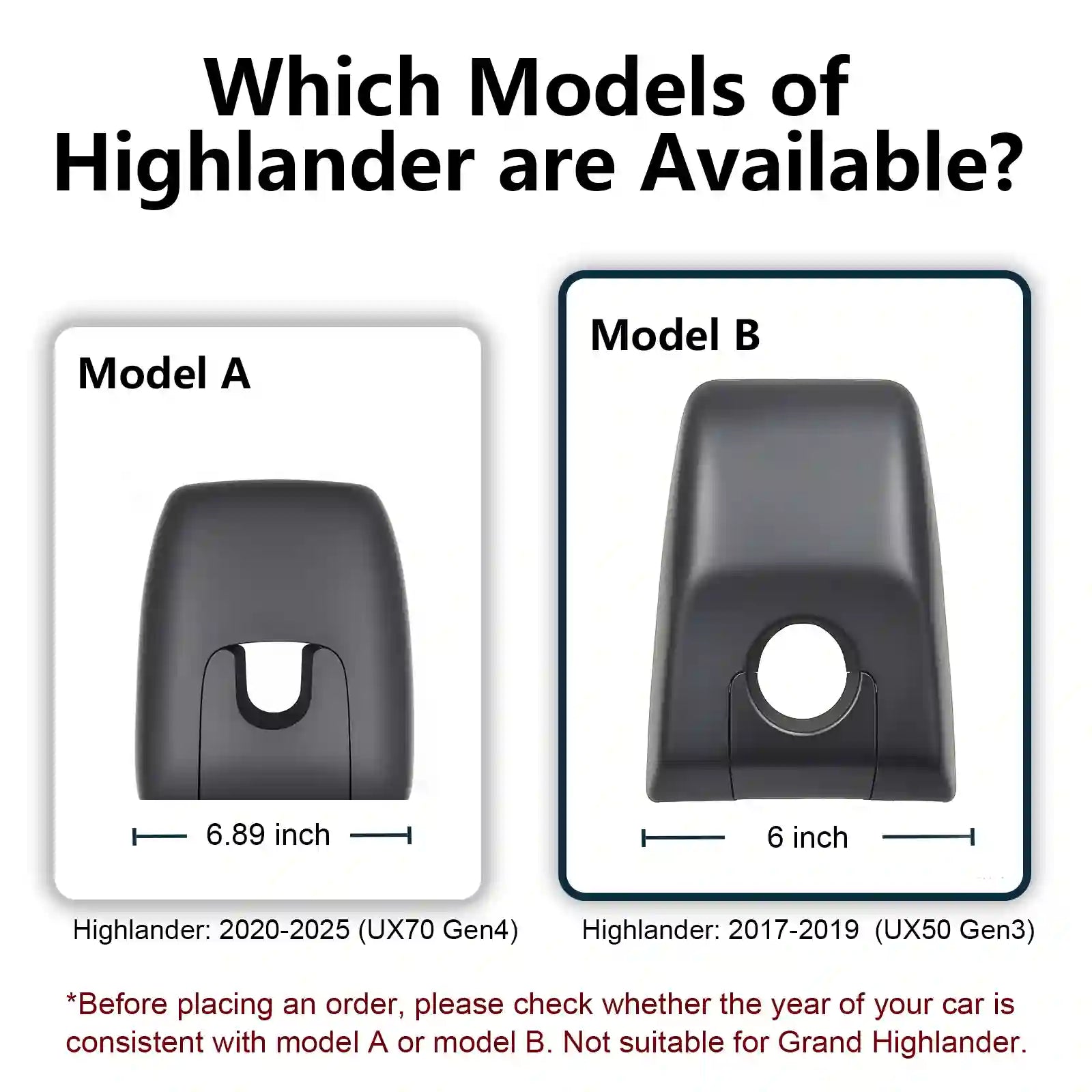 Highlander Mode-B dashcamera Installation