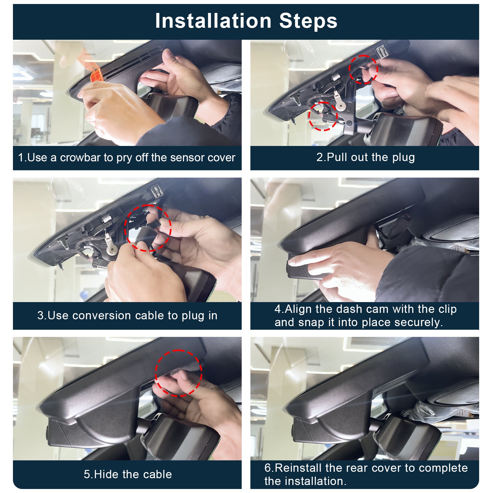 Mangoal 4K Dash Cam Custom fit for Jeep Grand Wagoneer & Grand Wagoneer L 2022 2023 2024 2025 2026, Series l Series ll Series ll Obsidian Series LLL etc, UHD 2160P Video, WiFi & App, 64GB Card