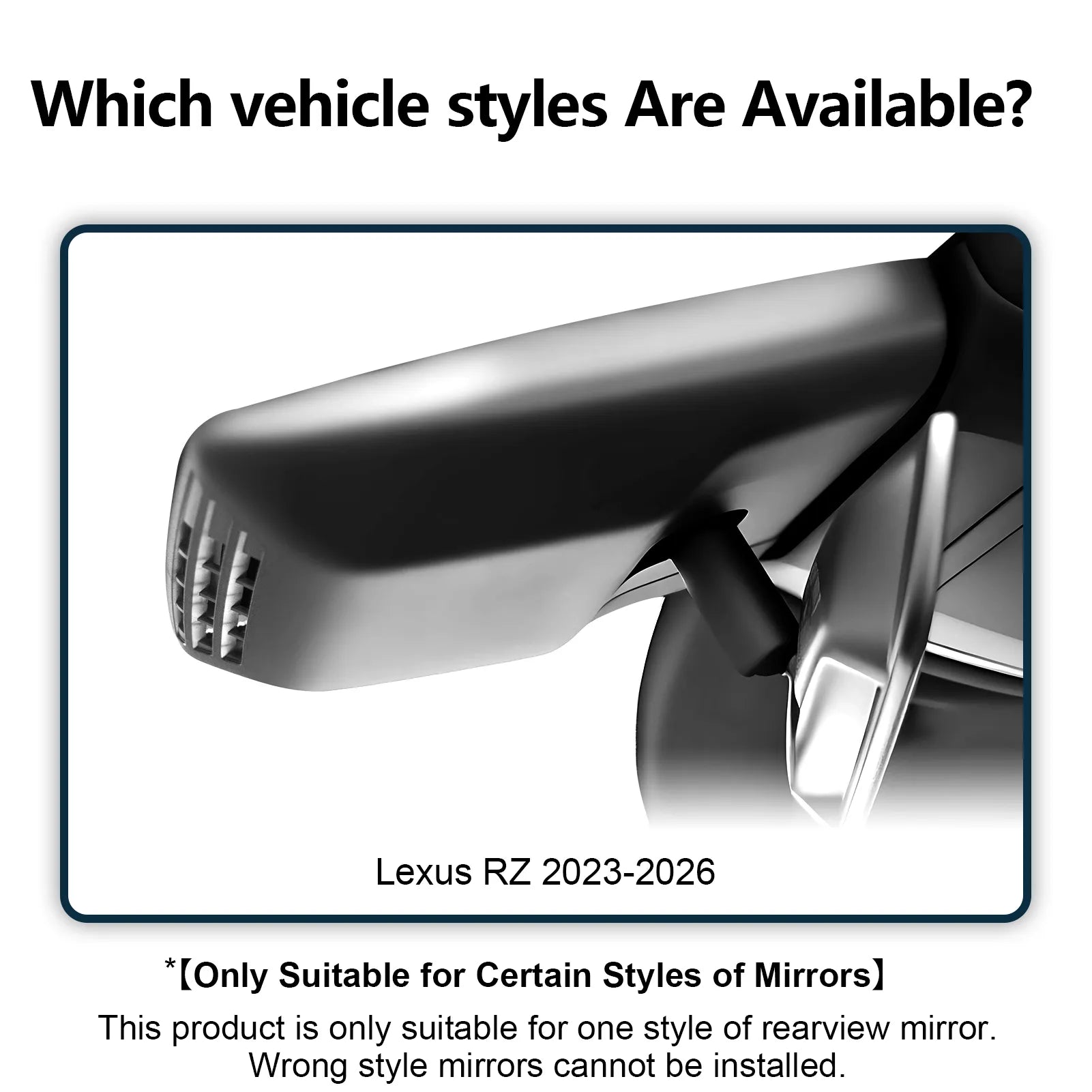 4K Dash Cam Custom fit for Lexus RZ 2023 2024 2025 2026, 300e 450e Premium Luxury, Integrated OEM Look, UHD 2160P Video, App & WiFi, Loop Recording, Easy to Install, 64GB Card