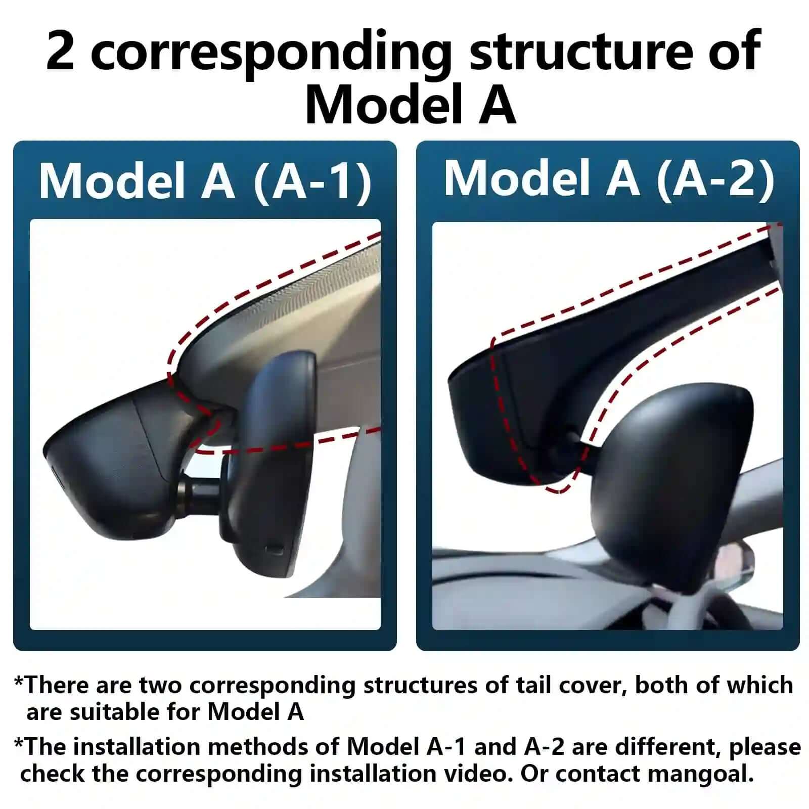 audi series dash cam model A