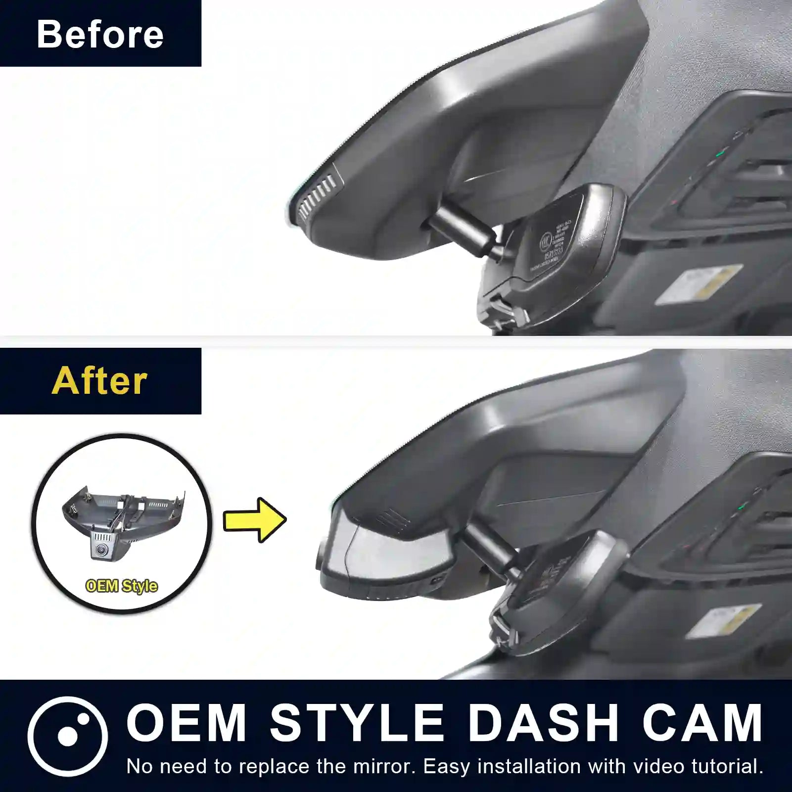 4K Front & 2K Rear 2 Channel HDR Dash Cam, Dual STARVIS 2 IMX678 IMX675, for Cadillac Gen5 Escalade/Escalade ESV 2021-2025(Model A), 5GHz WiFi, GPS, 128GB Card