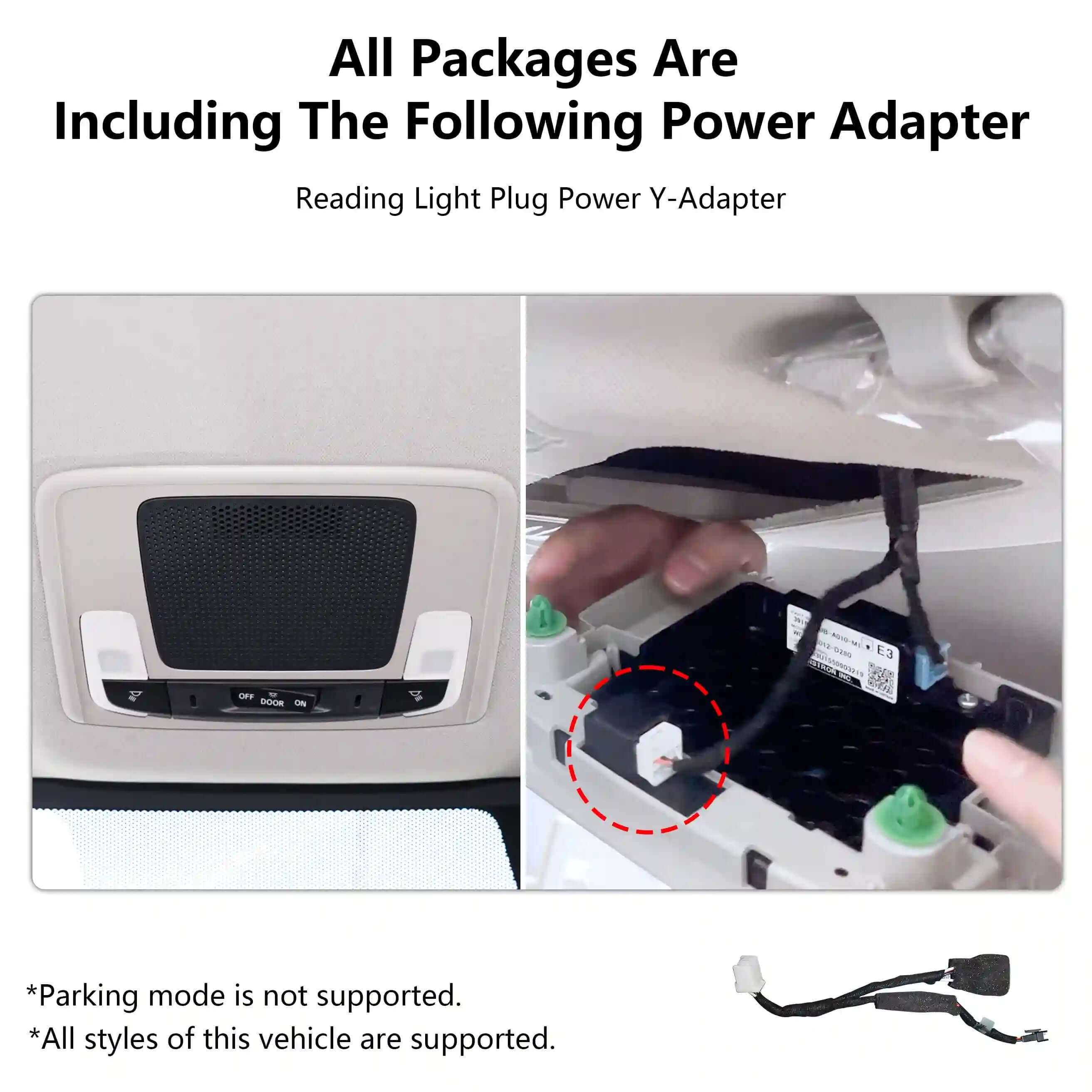 Honda HRV 2nd GEN model B dash cam adapter