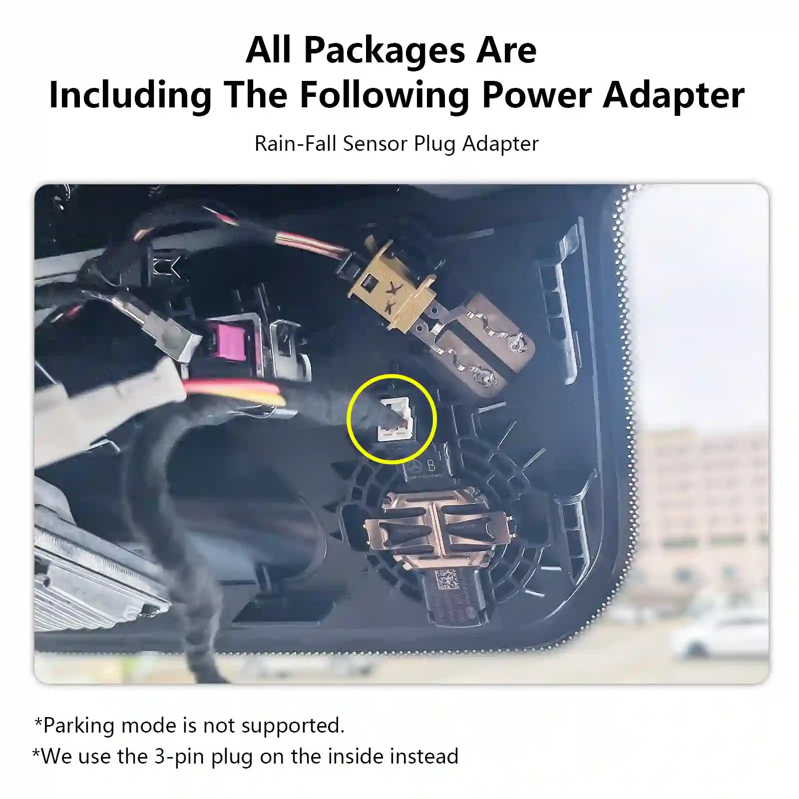 Front 4k & Rear 1080p Dash Cam Custom for Mercedes-Benz G-Class W465 2025, AMG G63 2025(Model C), 4MATIC, OEM Look, Loop Recording, UHD 2160P Video, App & WiFi, 128GB Card, GPS