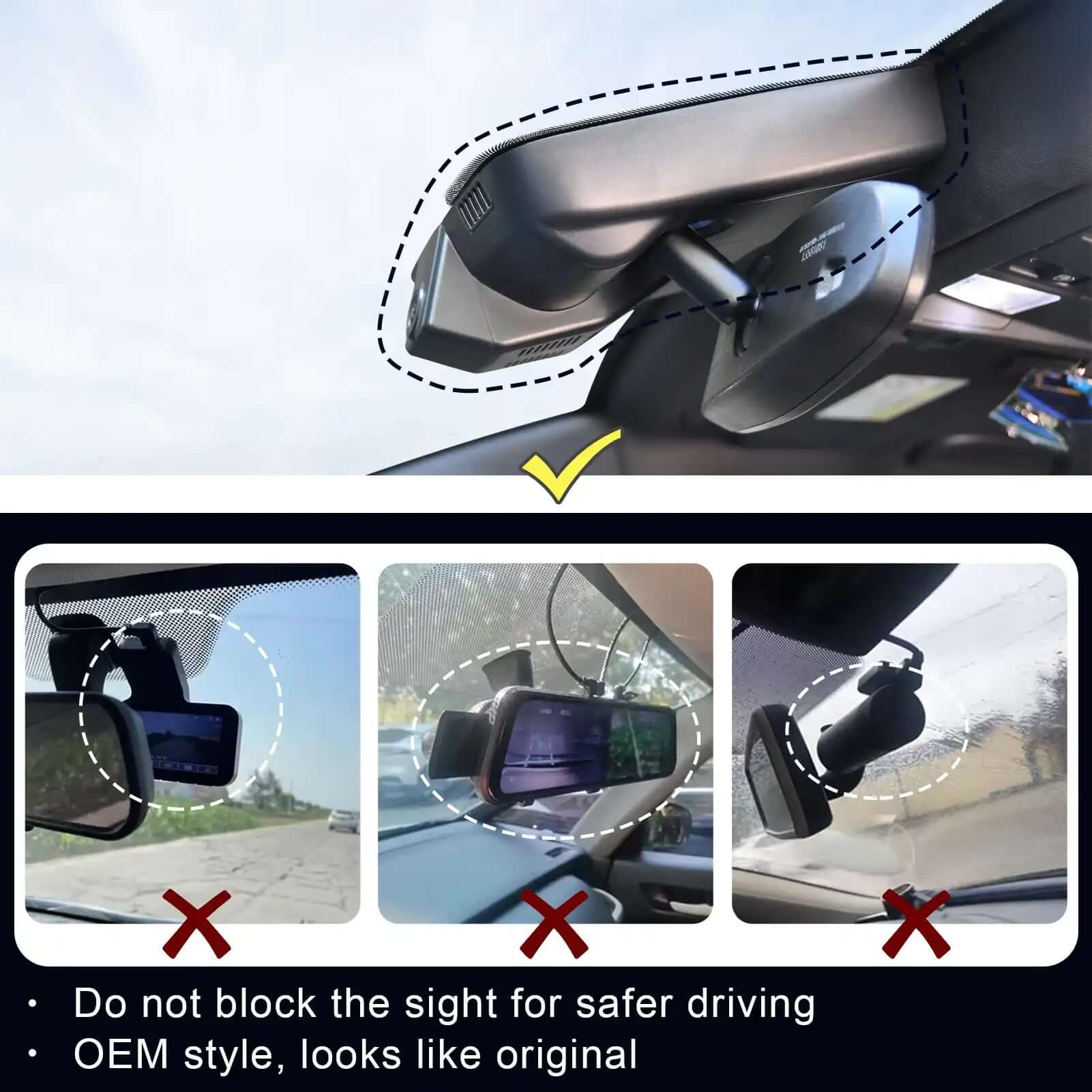 Right OEM style dash cam