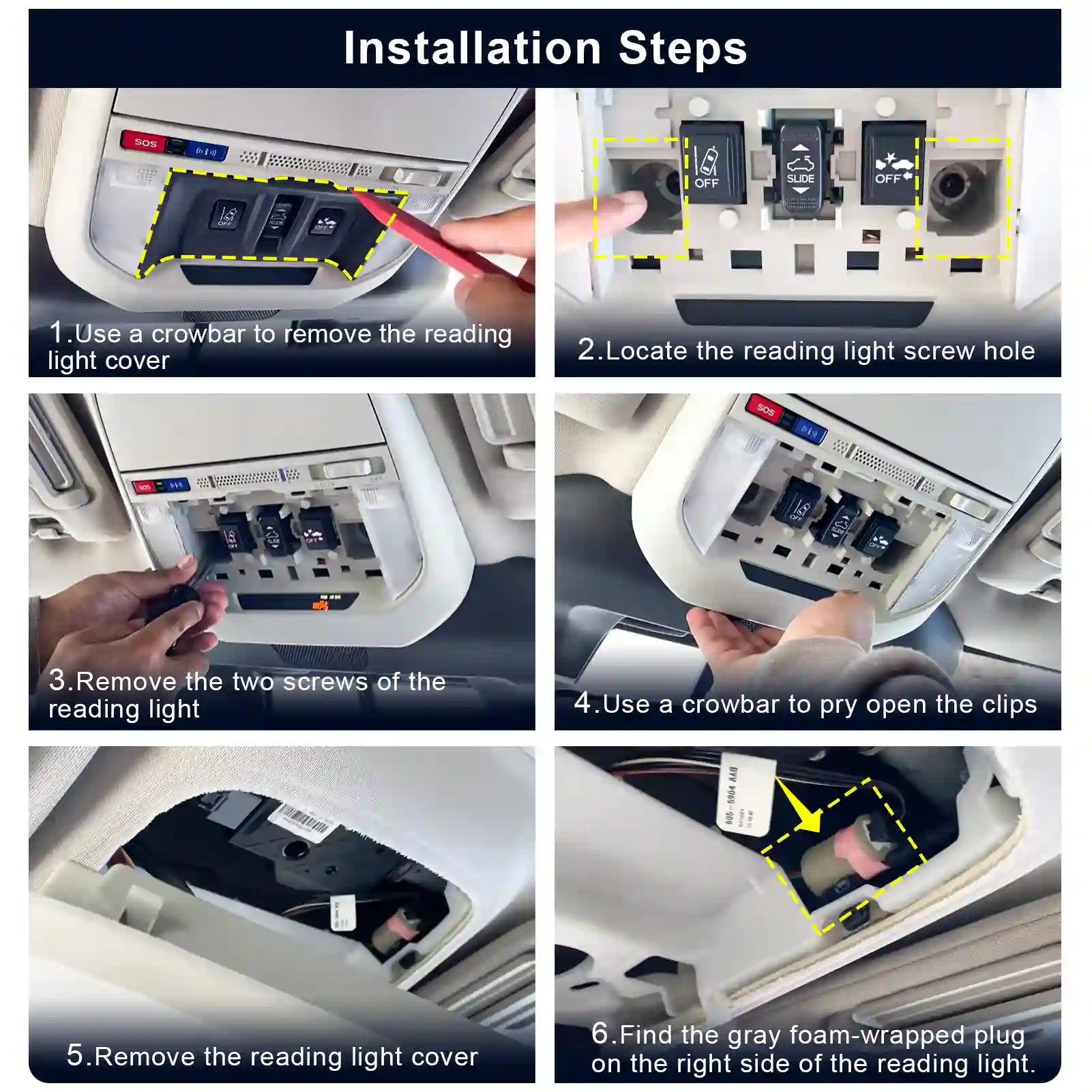 Subaru ascent dashcamera installation steps