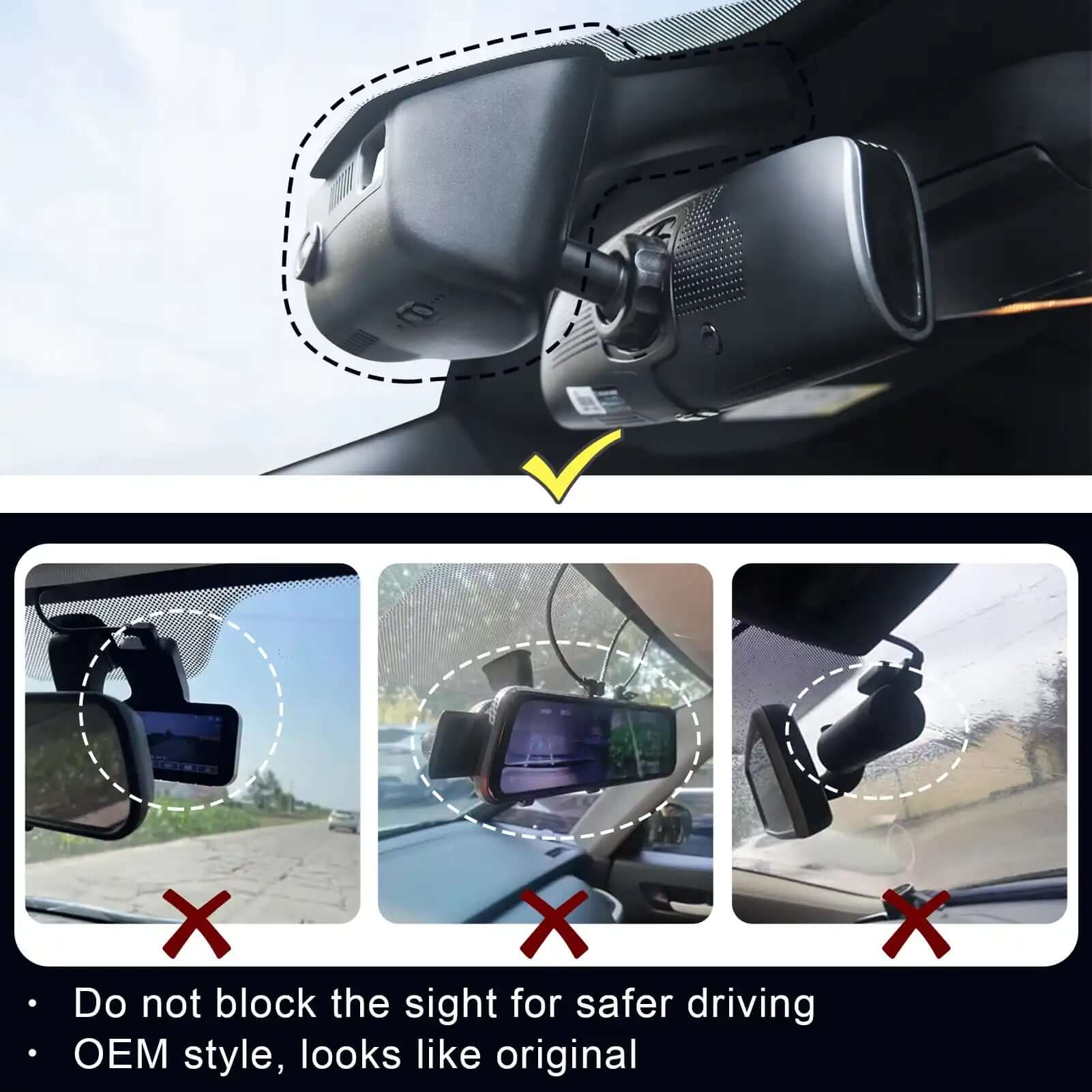 Dodge Durango OEM style dash cam