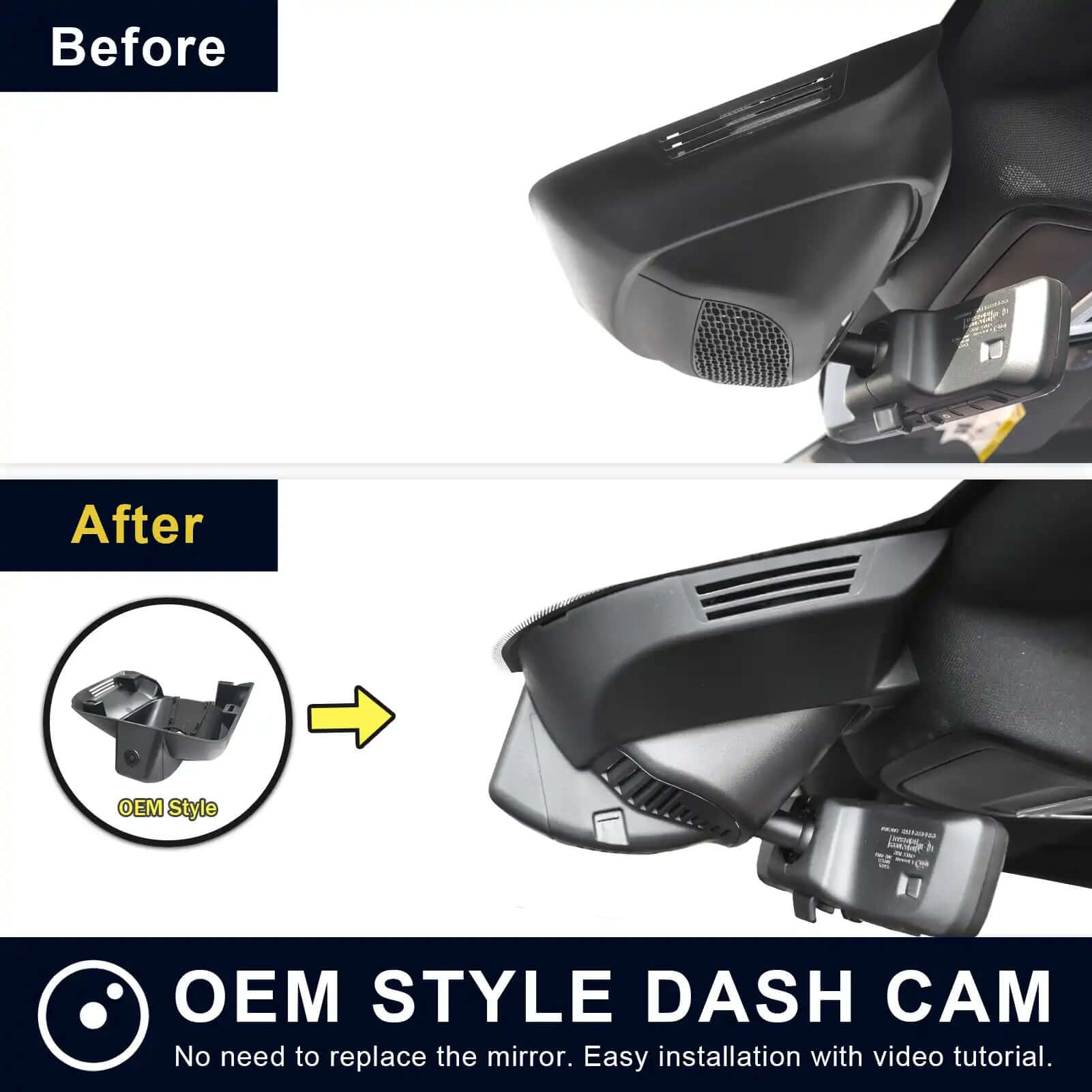 Ram truck OEM style dash camera