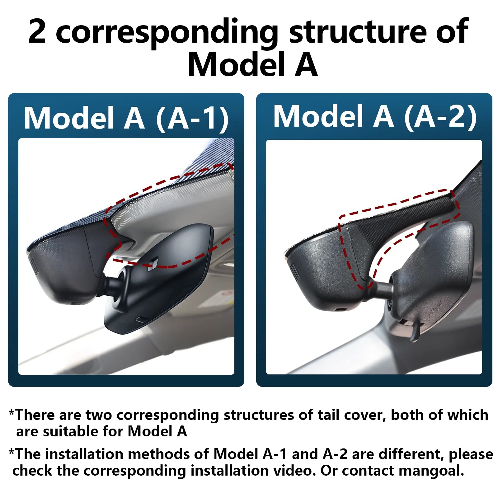 Mangoal 4K Dash Cam fit for Audi (Model A Black) 2019-2026 A4 A6 Allroad A3 A5 Q5 S4 S6 Q7 A8 S8 TT A7 S5 Q3 S3 S7 RS3 RS5 RS6 e-tron, OEM Look, UHD 2160P Video, WiFi & App, GPS, 64GB Card