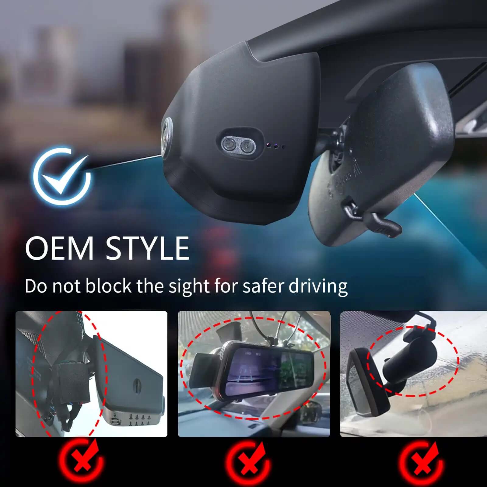Honda Civic OEM style dash cam