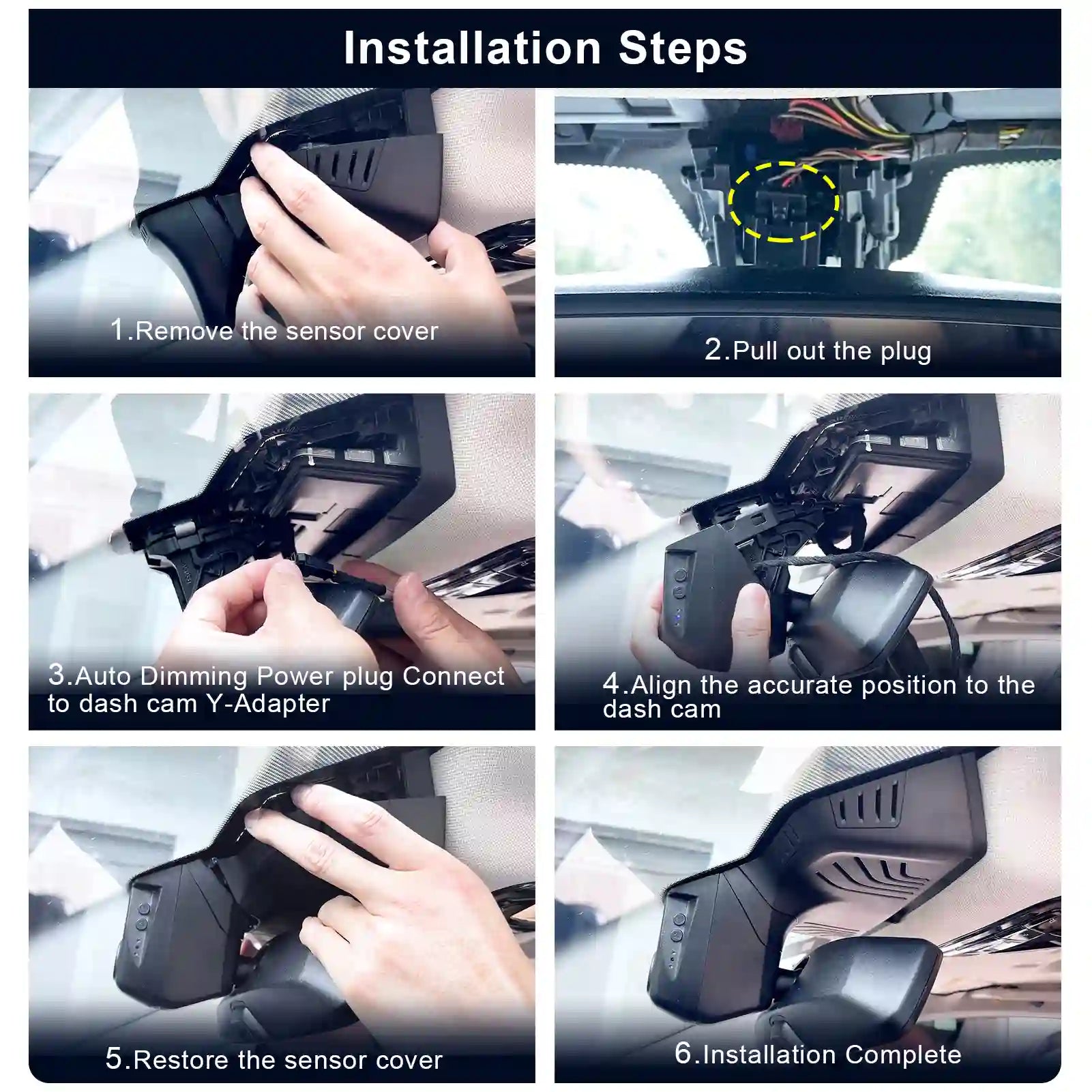 BMW 5 serires gen7 dashcam installtion