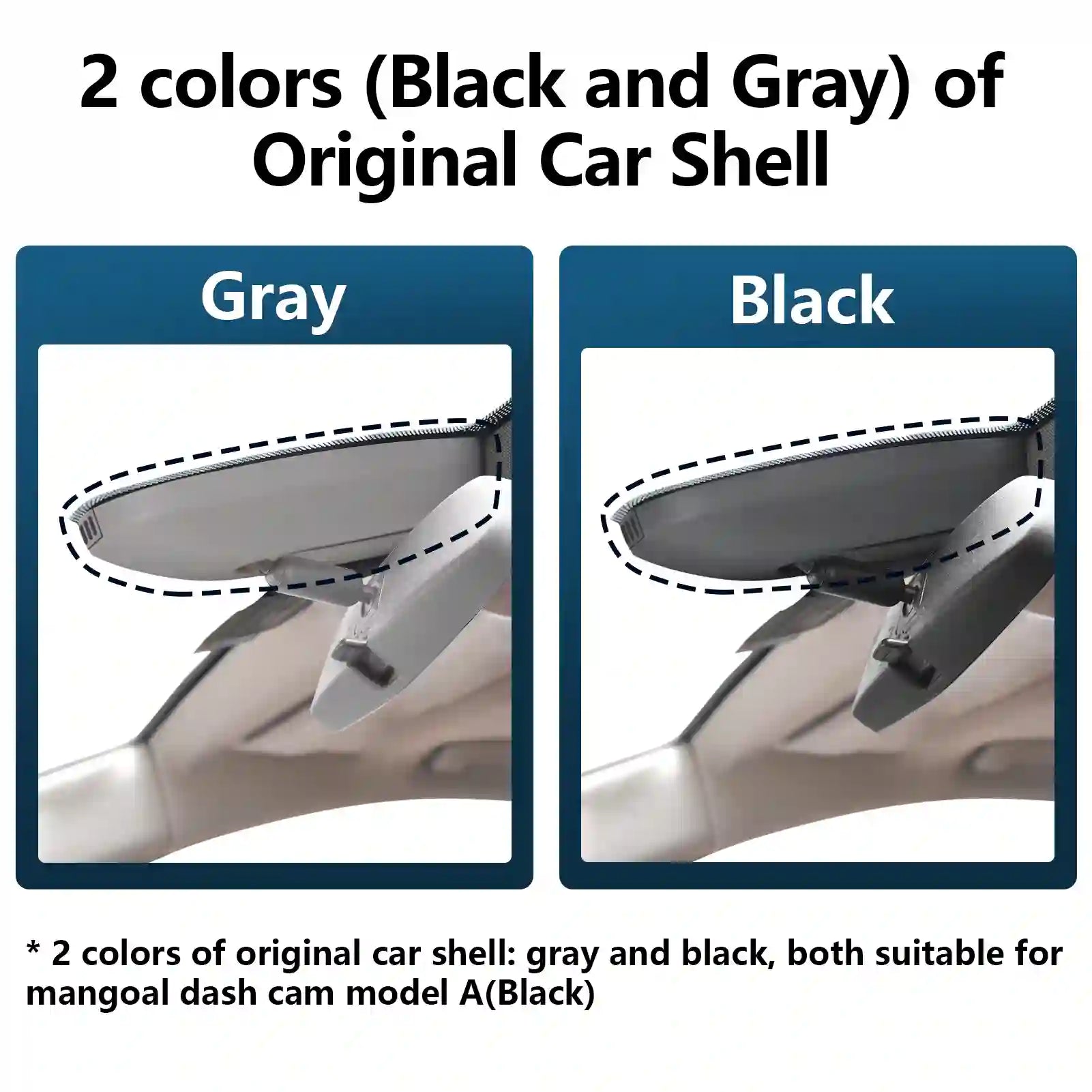 Buick Regal gray and black dashcam