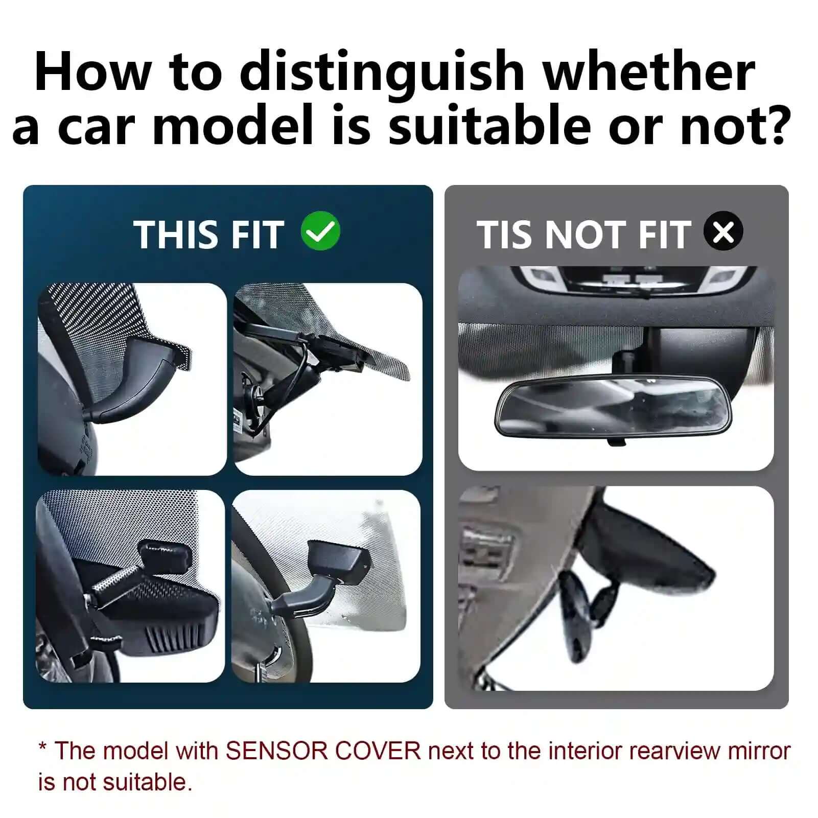 Honda HRV 2nd GEN model A dash cam sensor cover