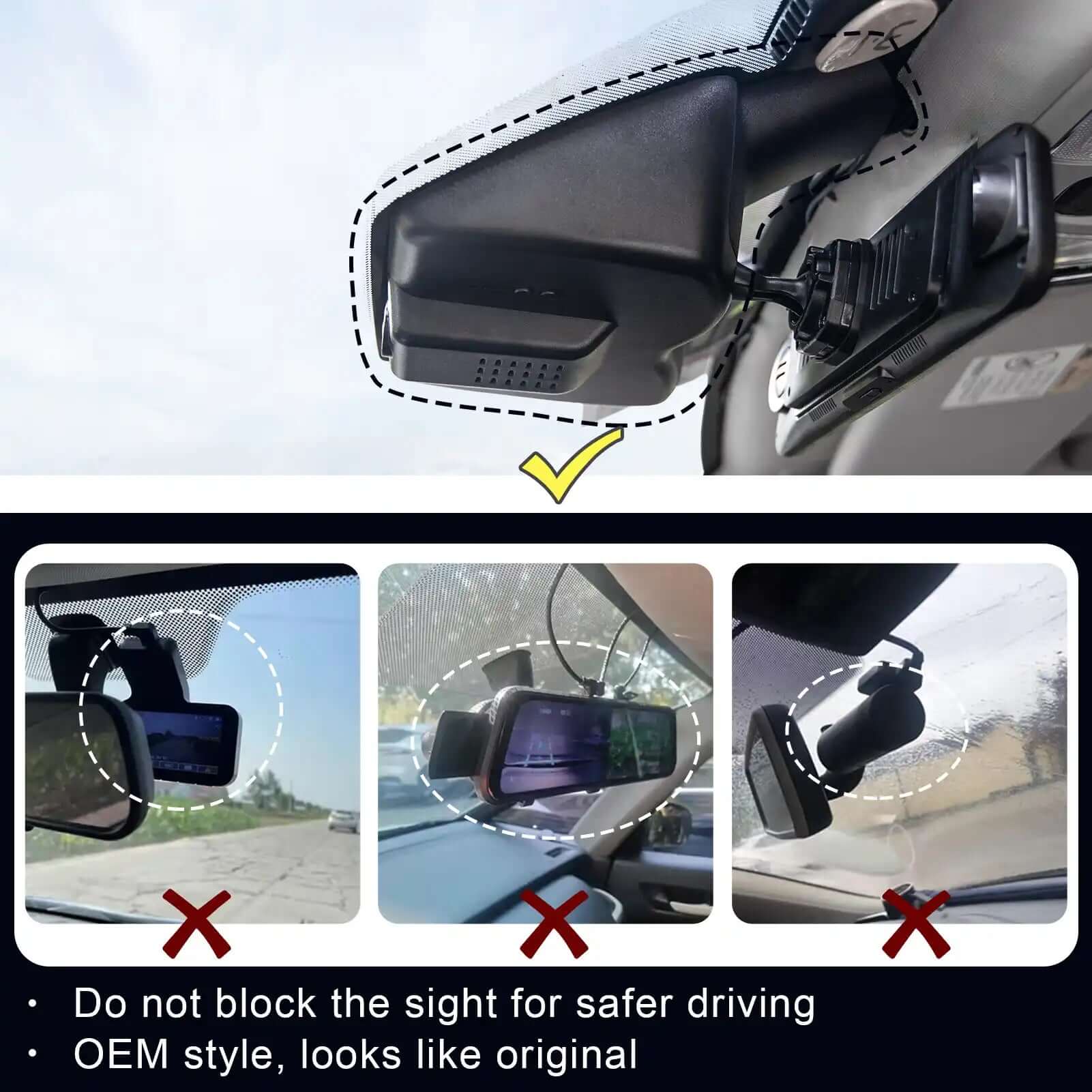 Jeep Gen Cherokee OEM style dash cam