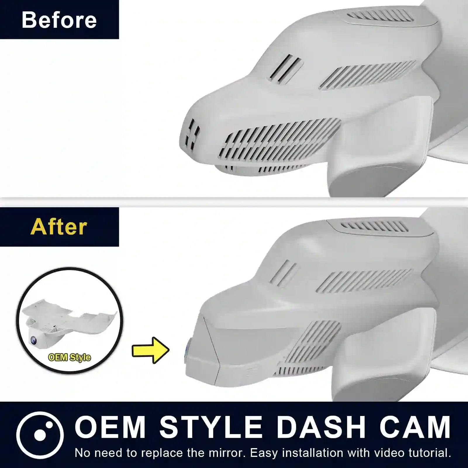 mercedez bens c class gen-4 model-E dash camera