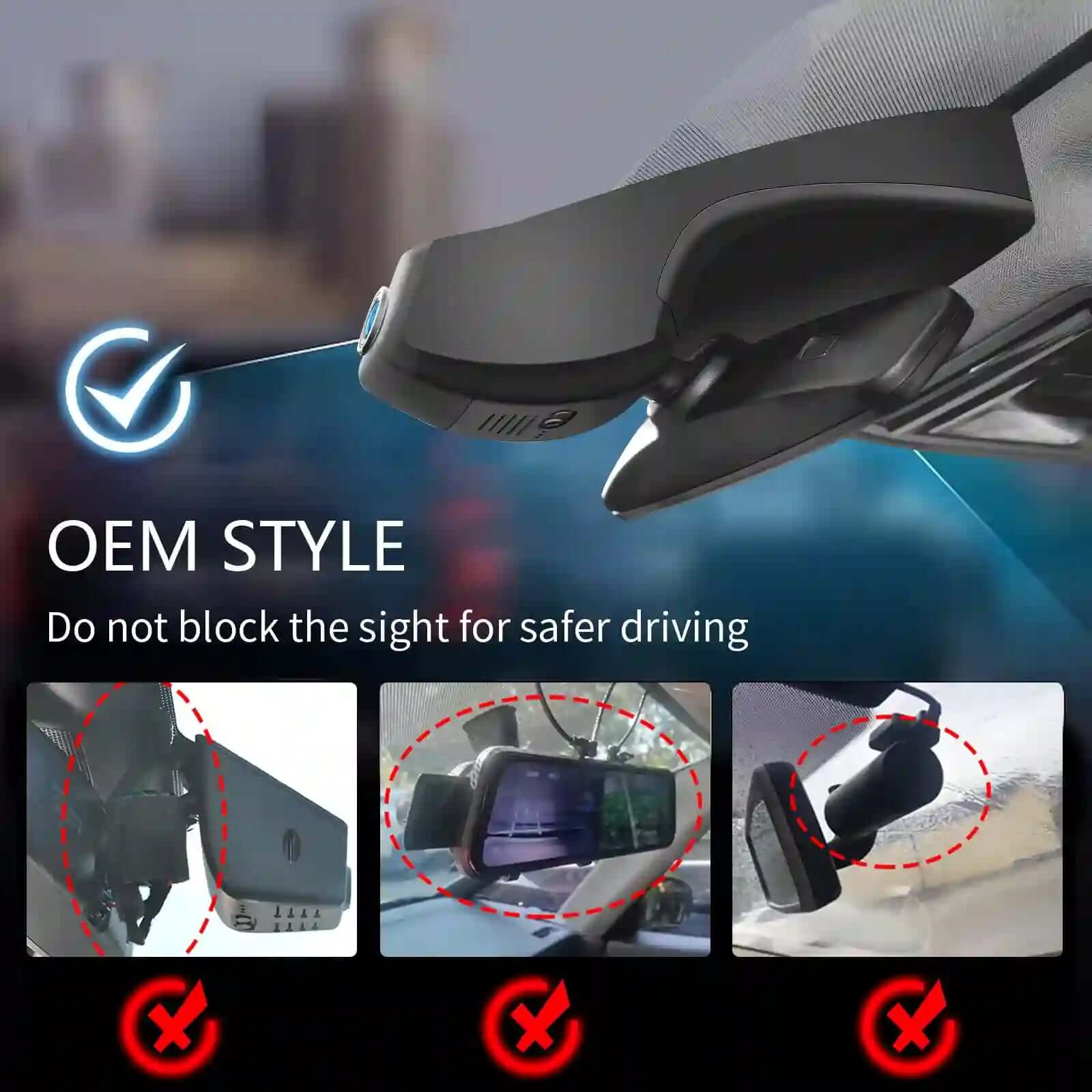 volkswagen dashcam OEM looks