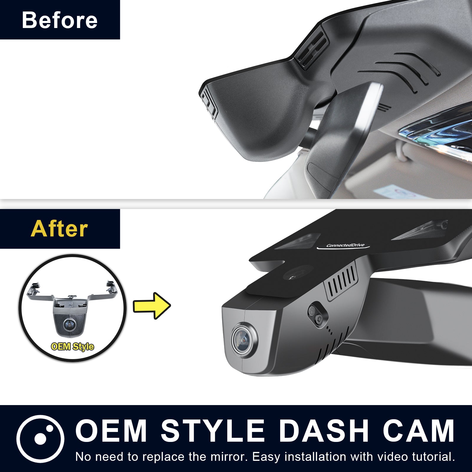 4K Dash Cam for BMW 8 Series Gen2