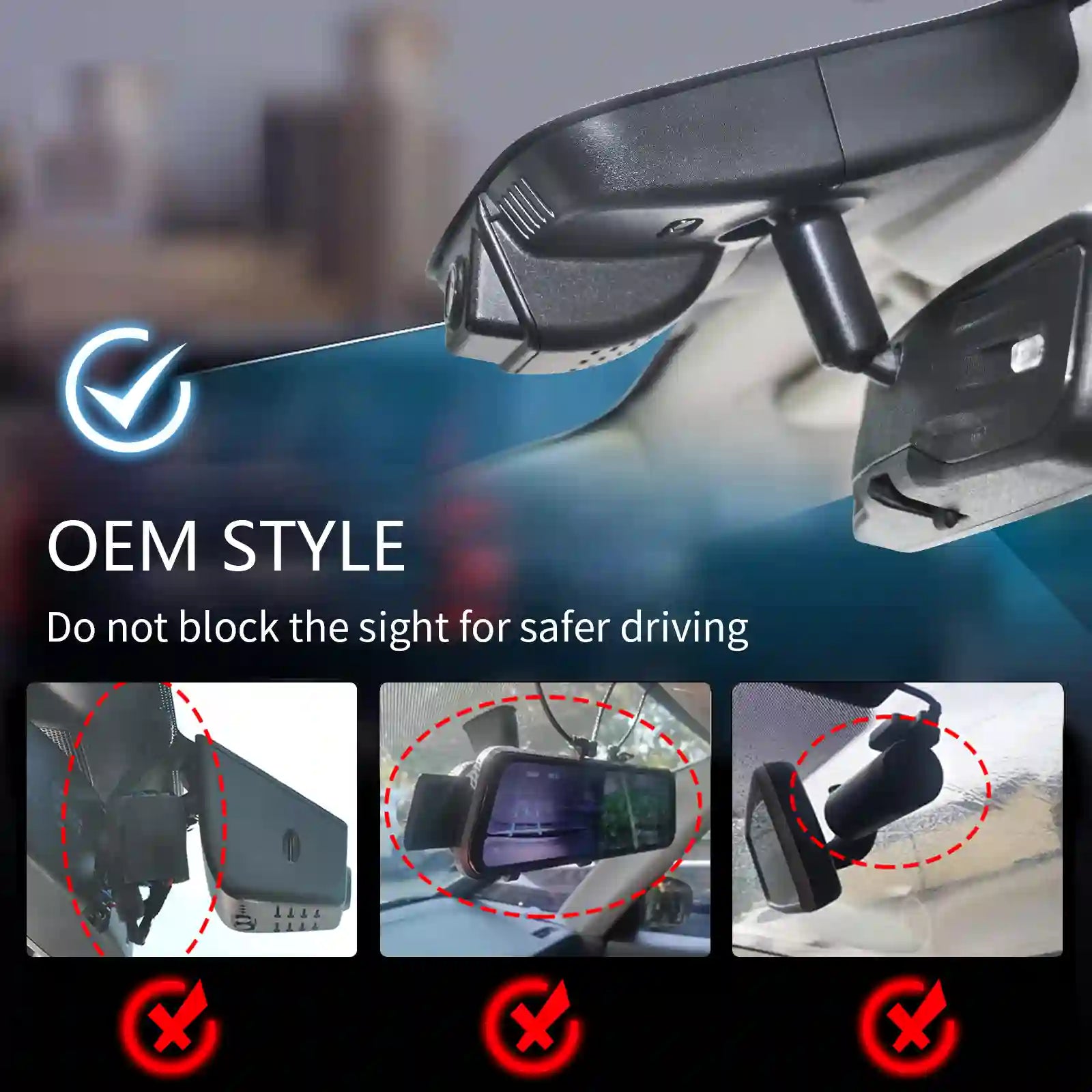 buick Lecrosse OEM styles dash camera MANGOAL better than FITCAMX