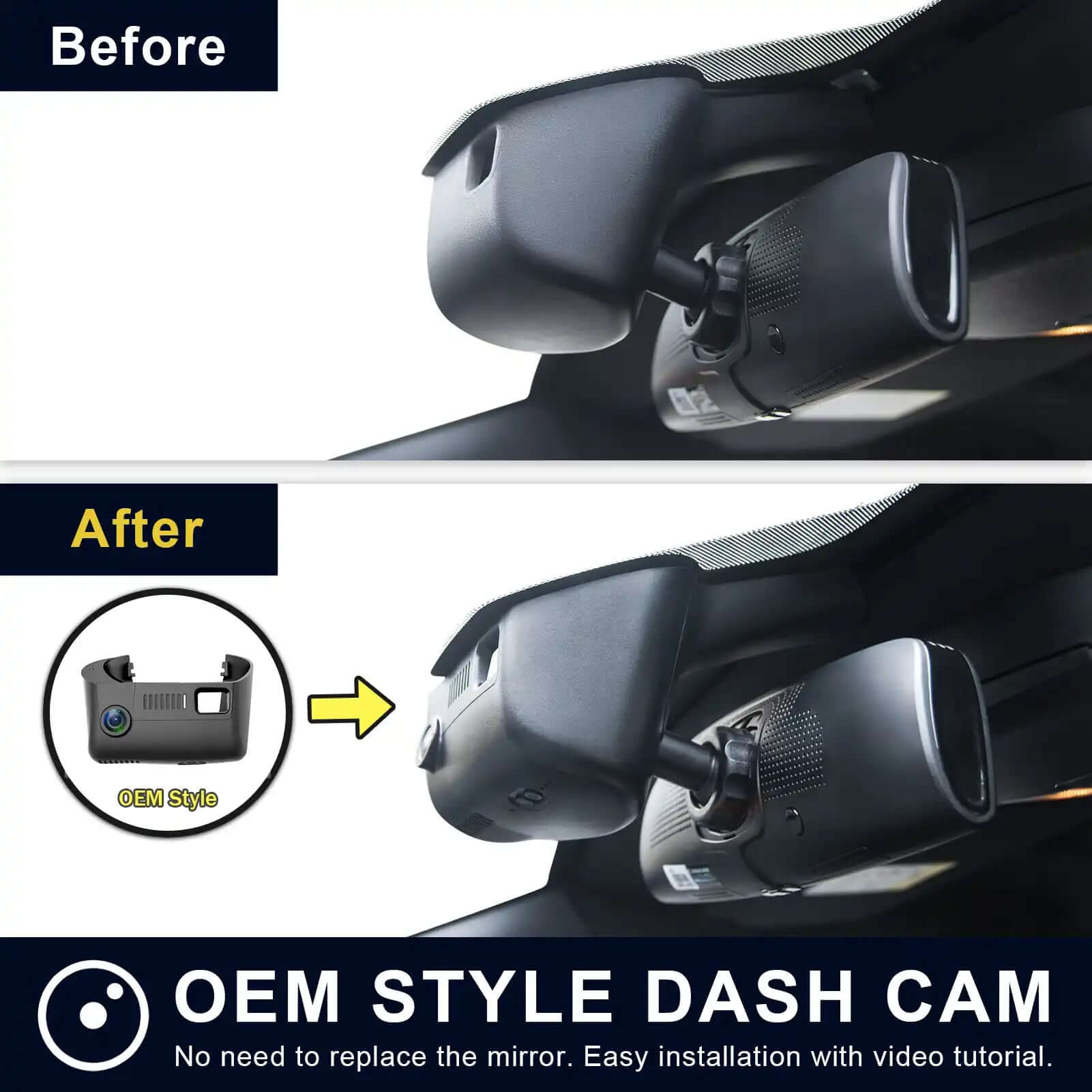 Dodge RAM OEM style dash camera