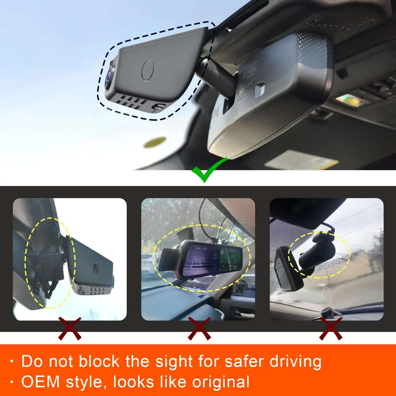 Ford F-series OEM style dash cam