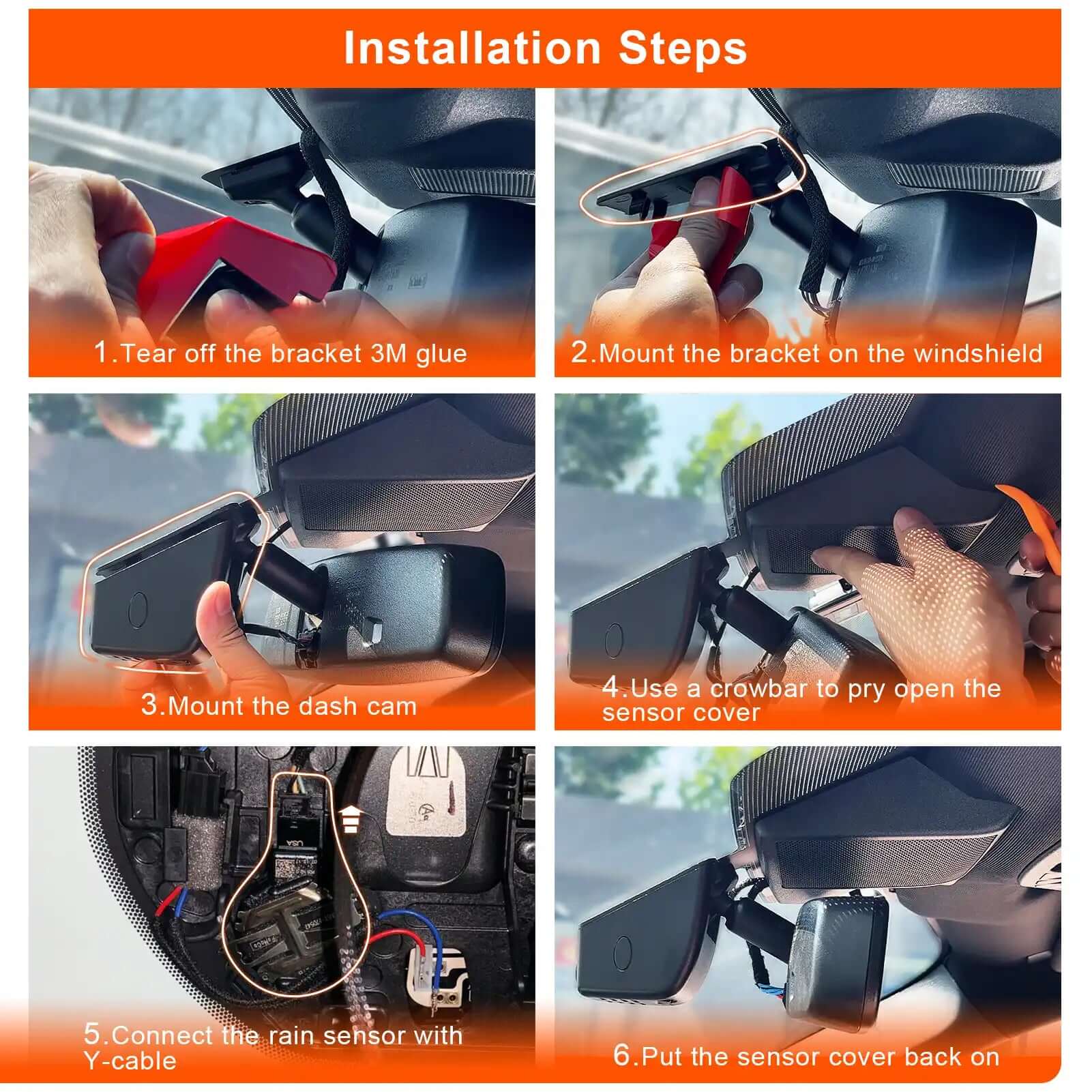 Ford Explorer dash cam installation steps