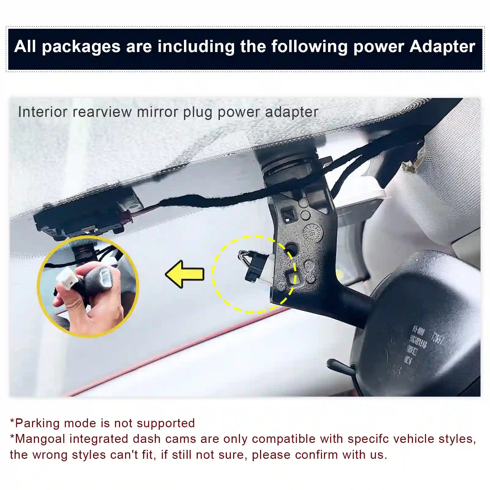 Jeep Compass Power adapter dash camera